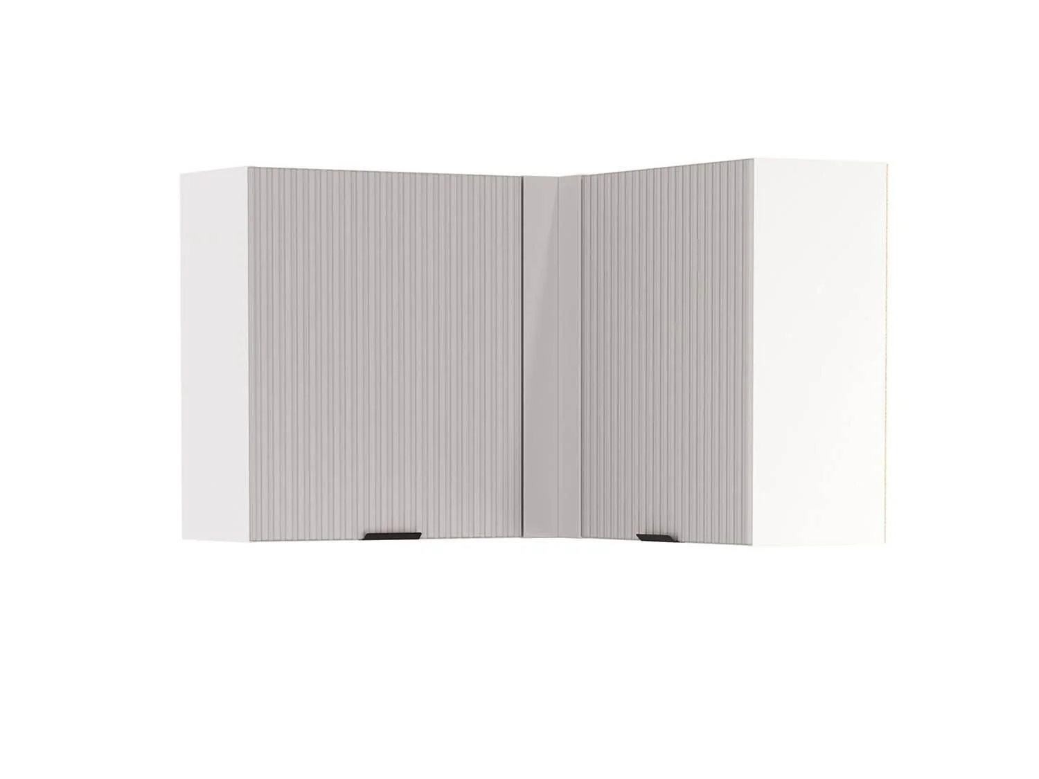 Венера полка угловая МДФ / Кашемир фрезерованный