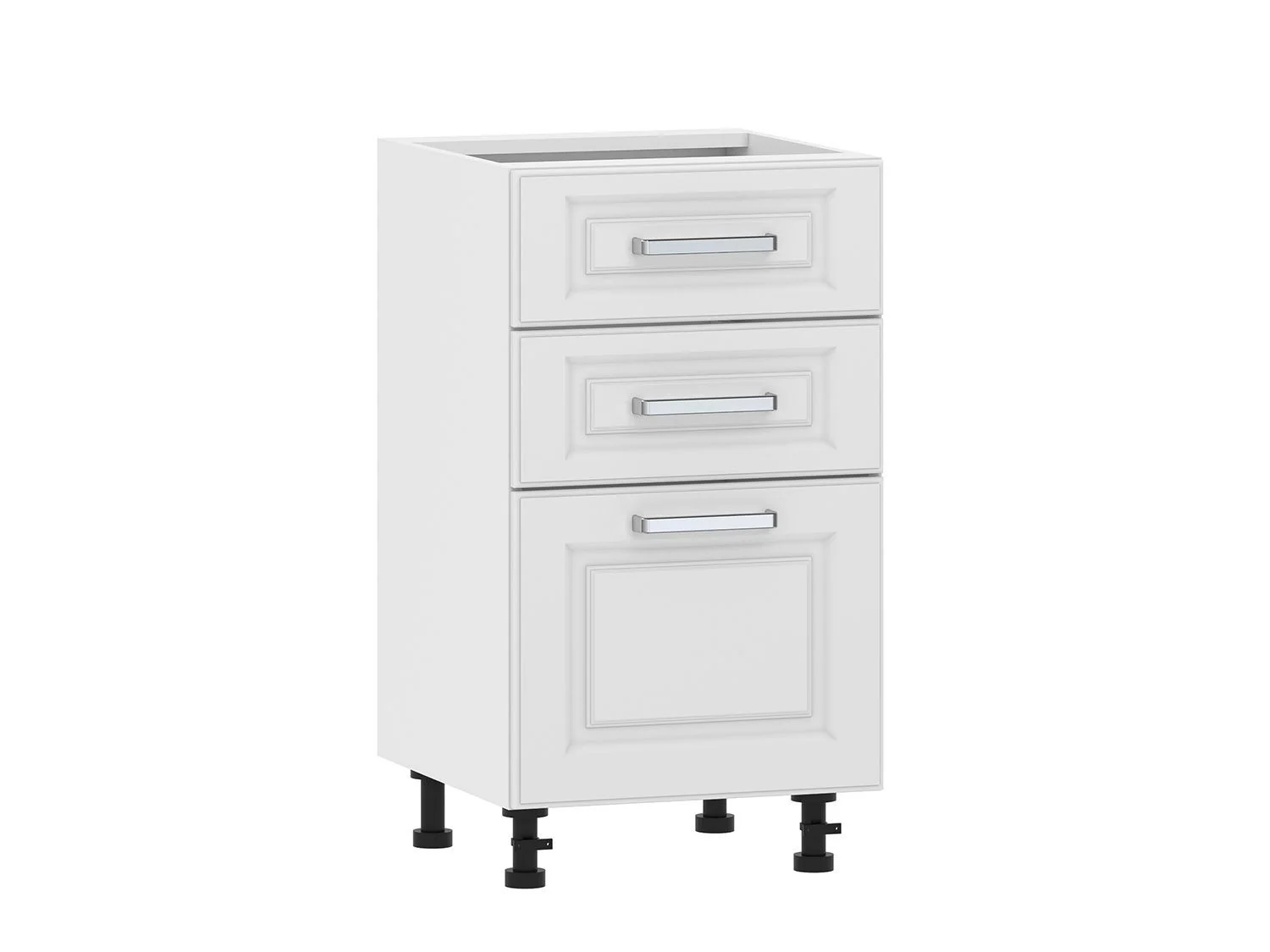 Вокс 100.06 450 тумба кухонная / Белый/Меренга