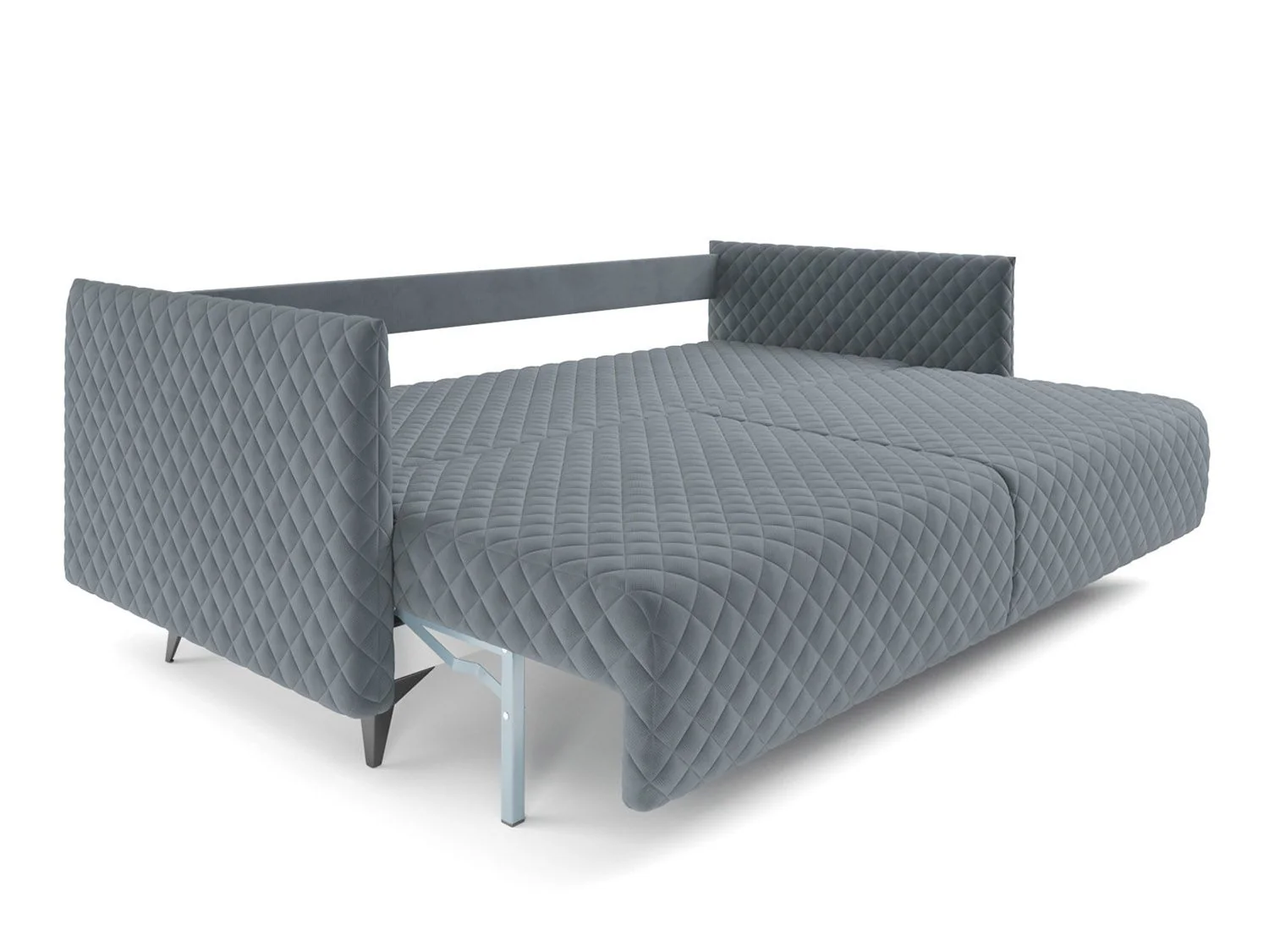 Диван Вашингтон Велюр серо-синий HB-178 26