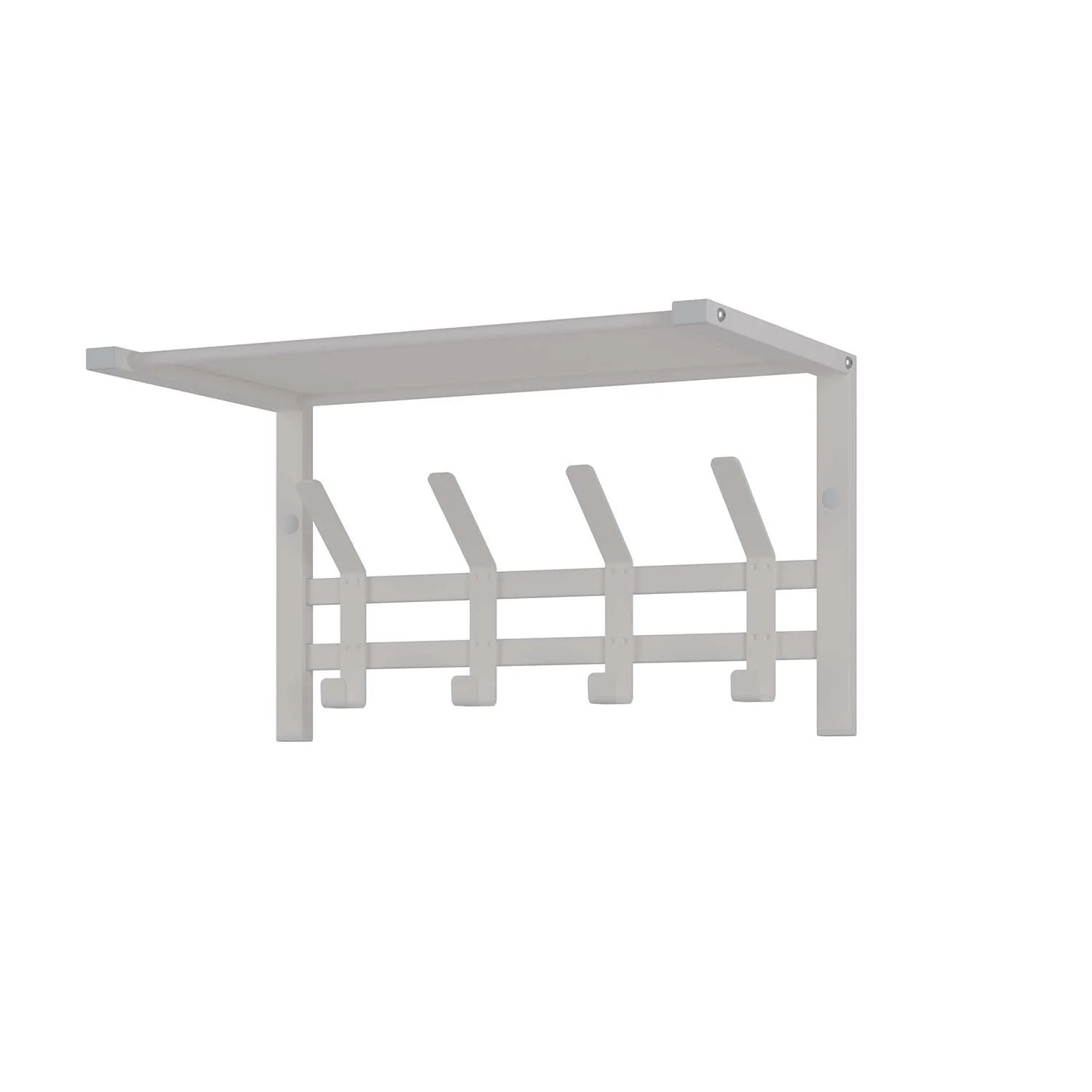 Вешалка с полкой Торонто 11 Белый