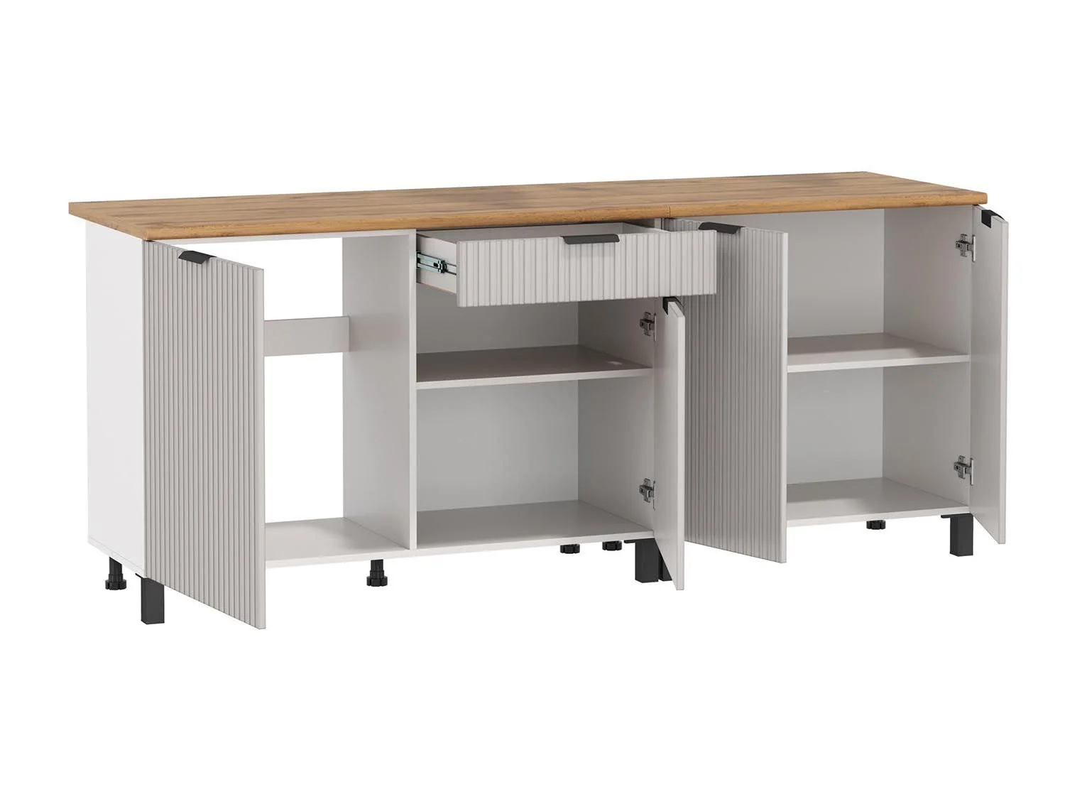 Венера стол 2000 МДФ Кашемир фрезерованный