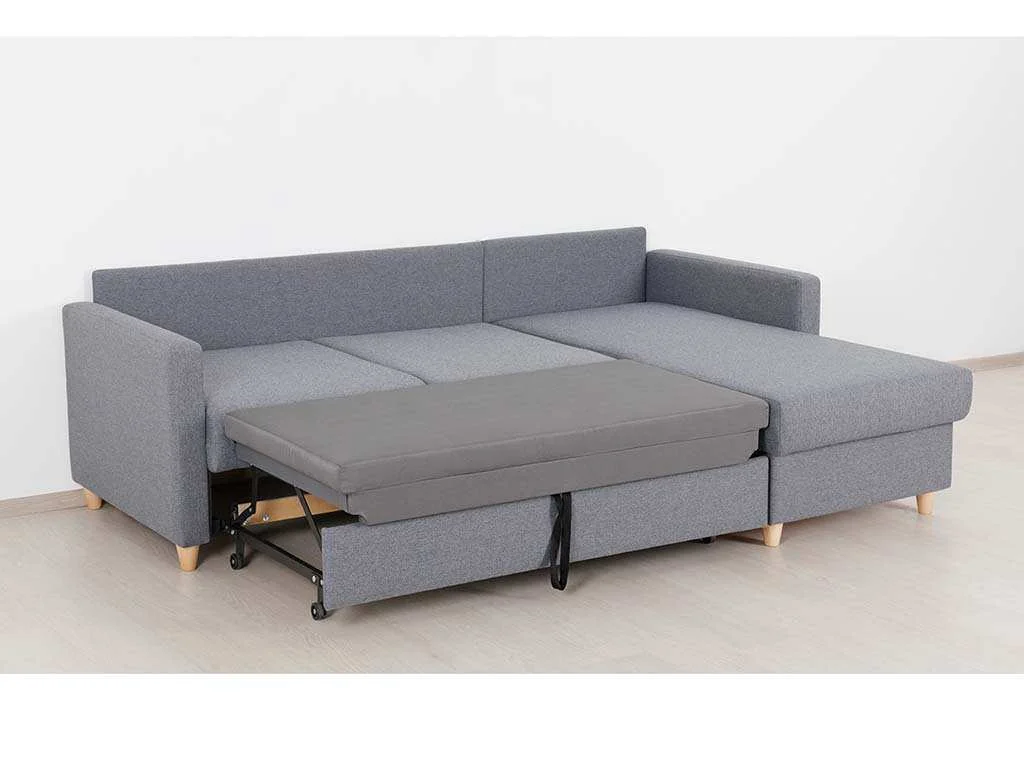 Дилан диван-кровать угловой ТД 423 Сага дарк грей