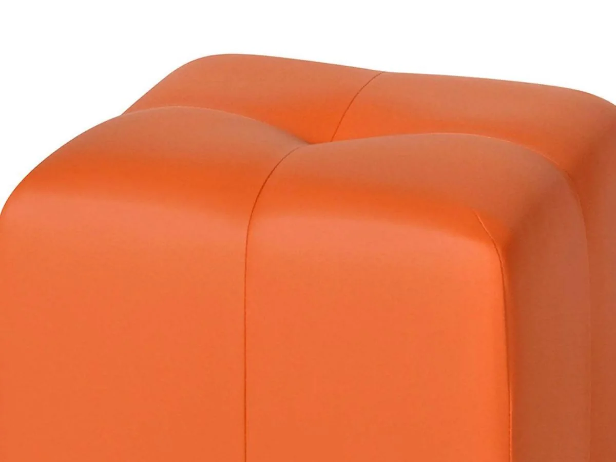 Пуф Николь Оранжевый экокожа