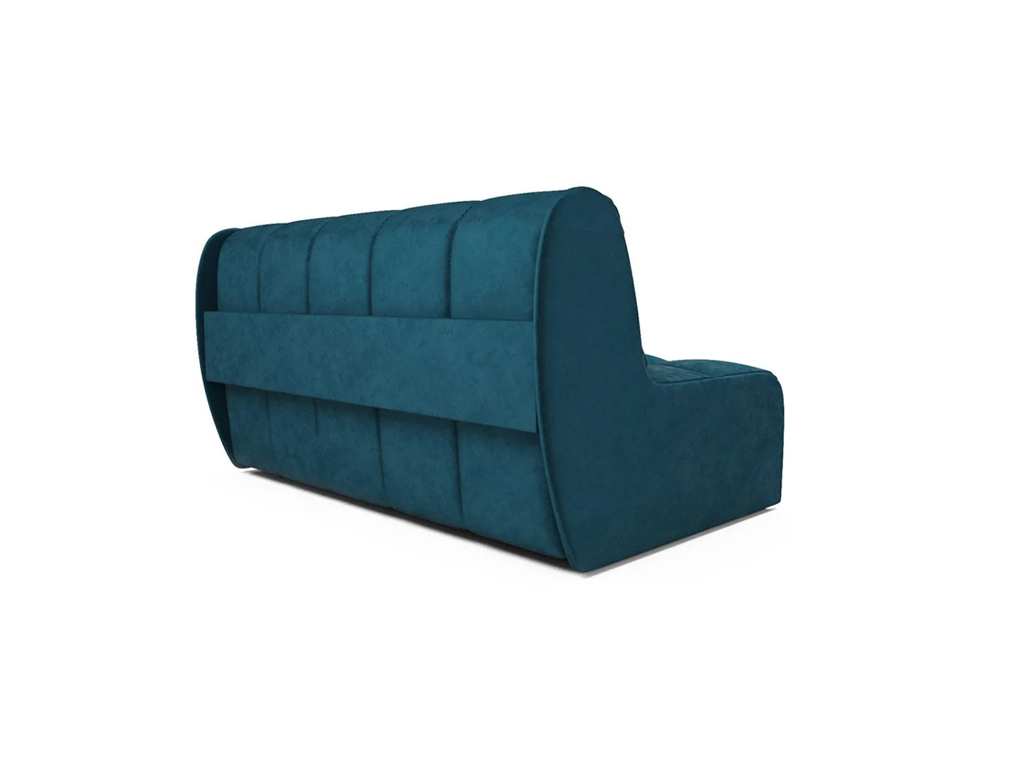 Диван Аккордеон Барон №2 бархат сине-зеленый  STAR VELVET 43 BLACK GREEN