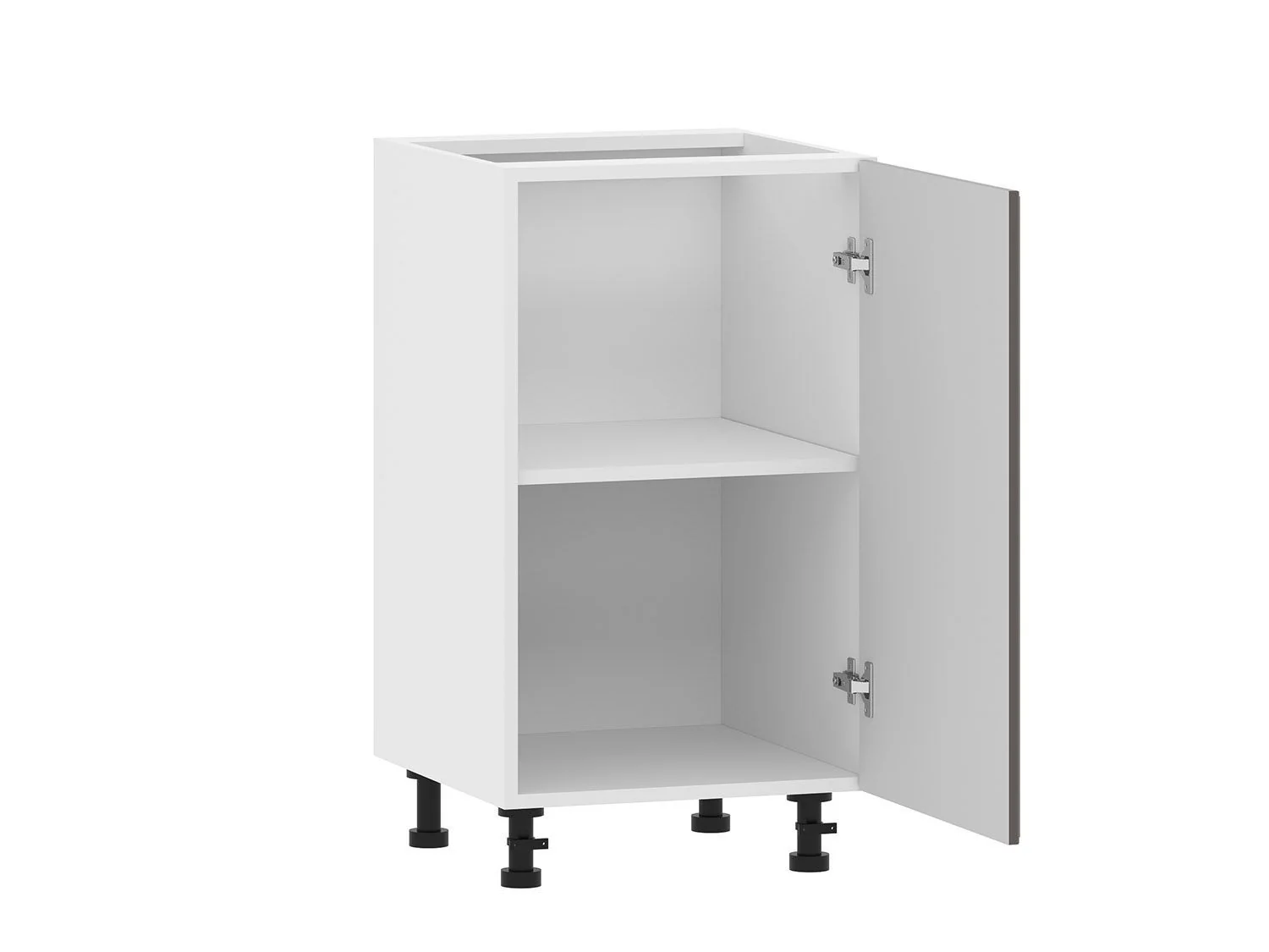 Вокс 100.01 450 тумба кухонная / Белый/Графит