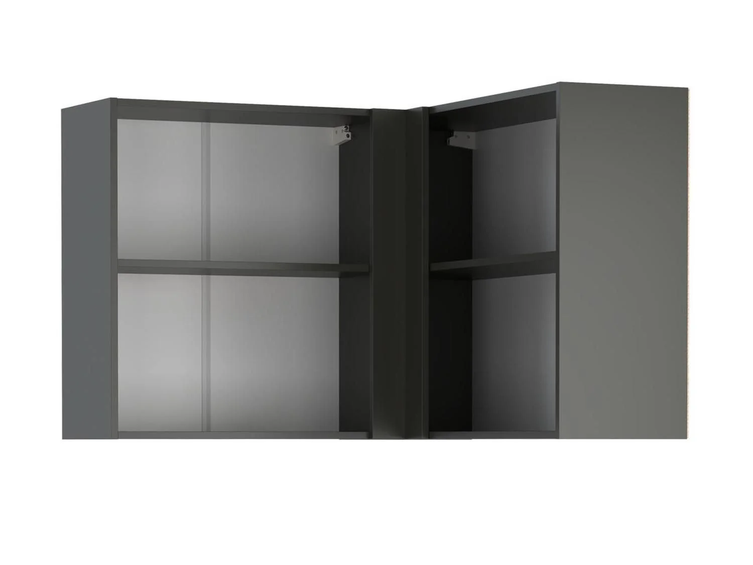 Мадрид полка угловая диамант серый