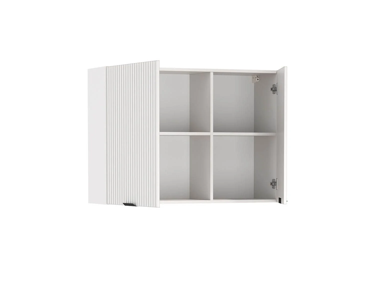 Кухня Венера 1000 МДФ Белый матовый фрезерованный