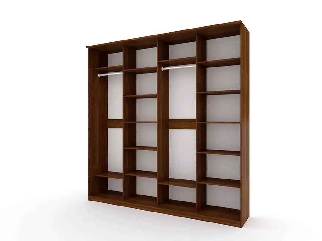 Шкаф купе Модерн 2362х600 4-х дверный 4-х секционный фотопечать №3 венге