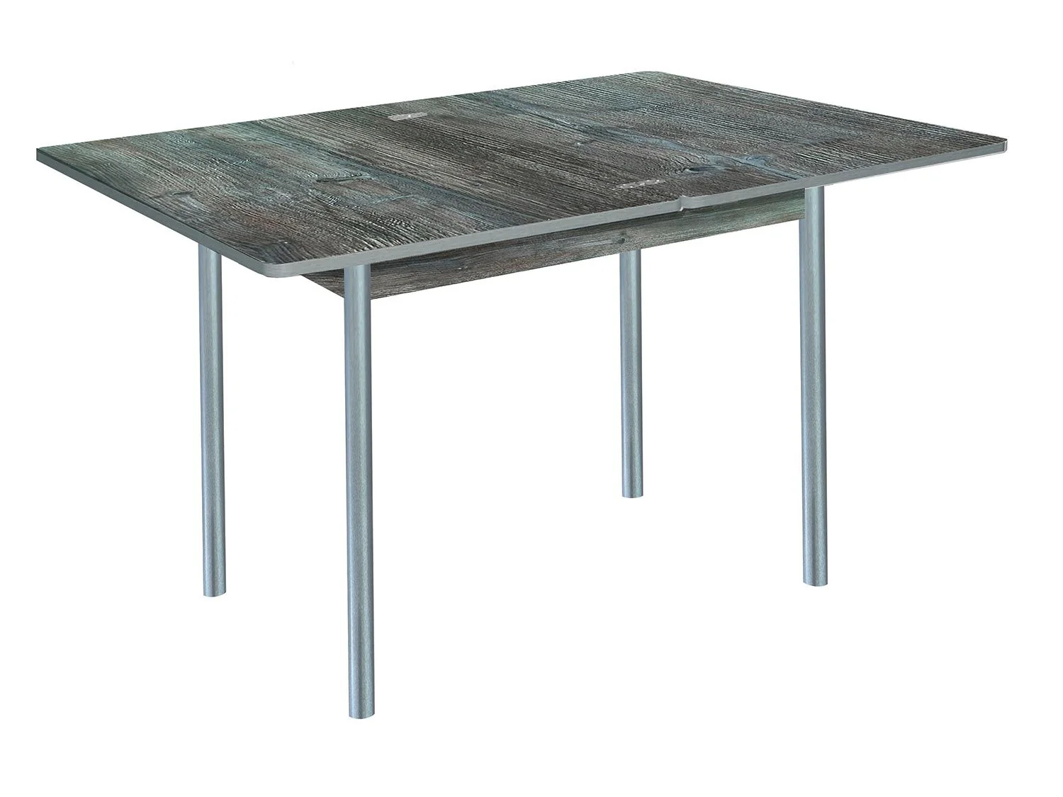 Симпл стол обеденный раскладной / сосна пасадена/металлик