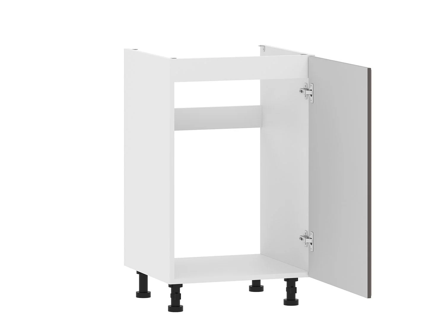 Вокс 100.03 500 тумба под мойку / Белый/Графит
