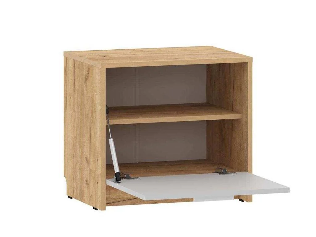 Тумба для обуви Нортон НМ 013.23 Дуб крафт золотой/серый камень