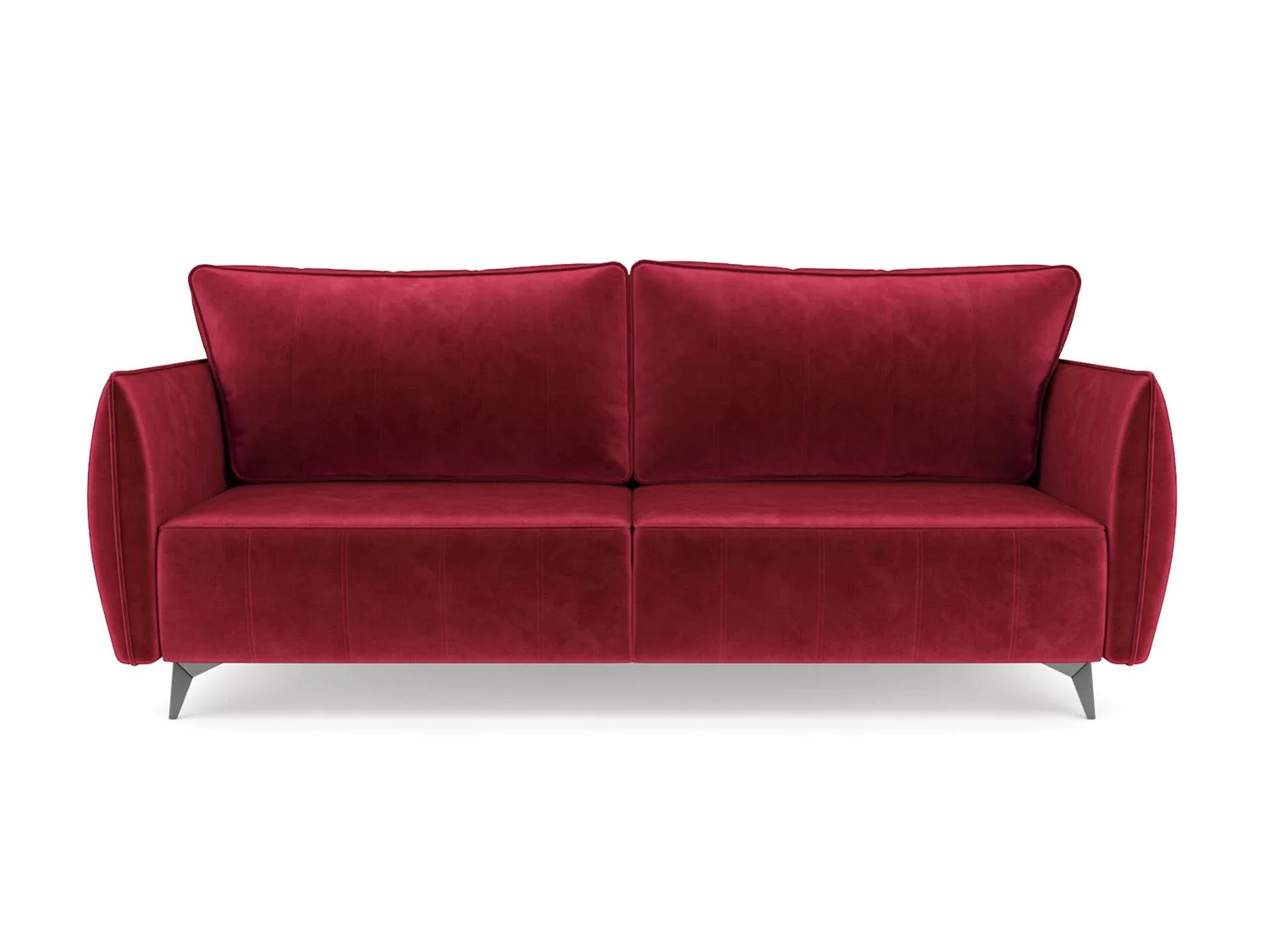 Диван Осло бархат красный/ STAR VELVET 3 DARK RED