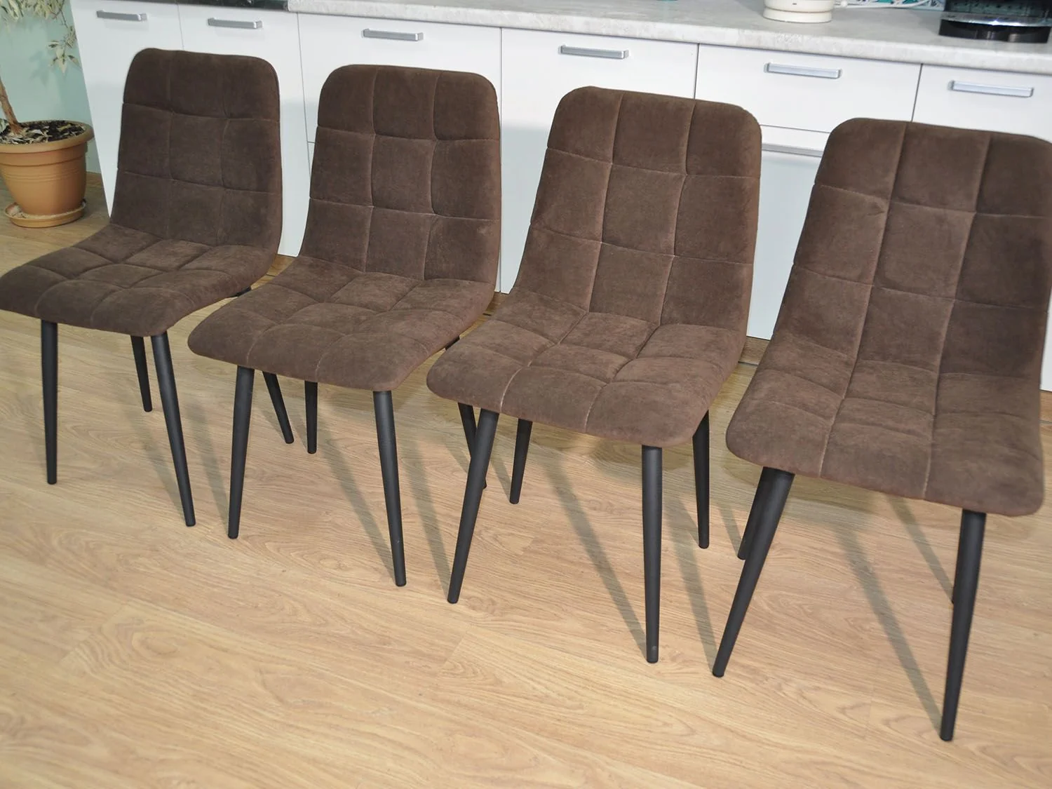 Обеденная группа Колорадо / Стул Х 4 шт. / Дуб Сонома/черный / бид 10