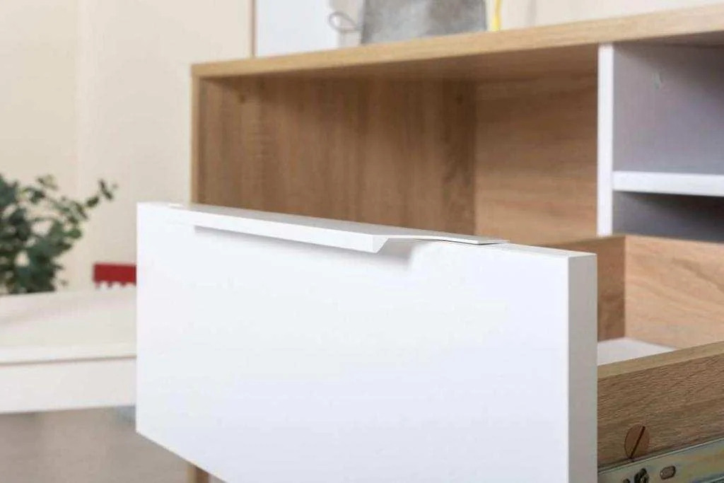 Комфорт Стол компьютерный 12.95 дуб сонома/белый