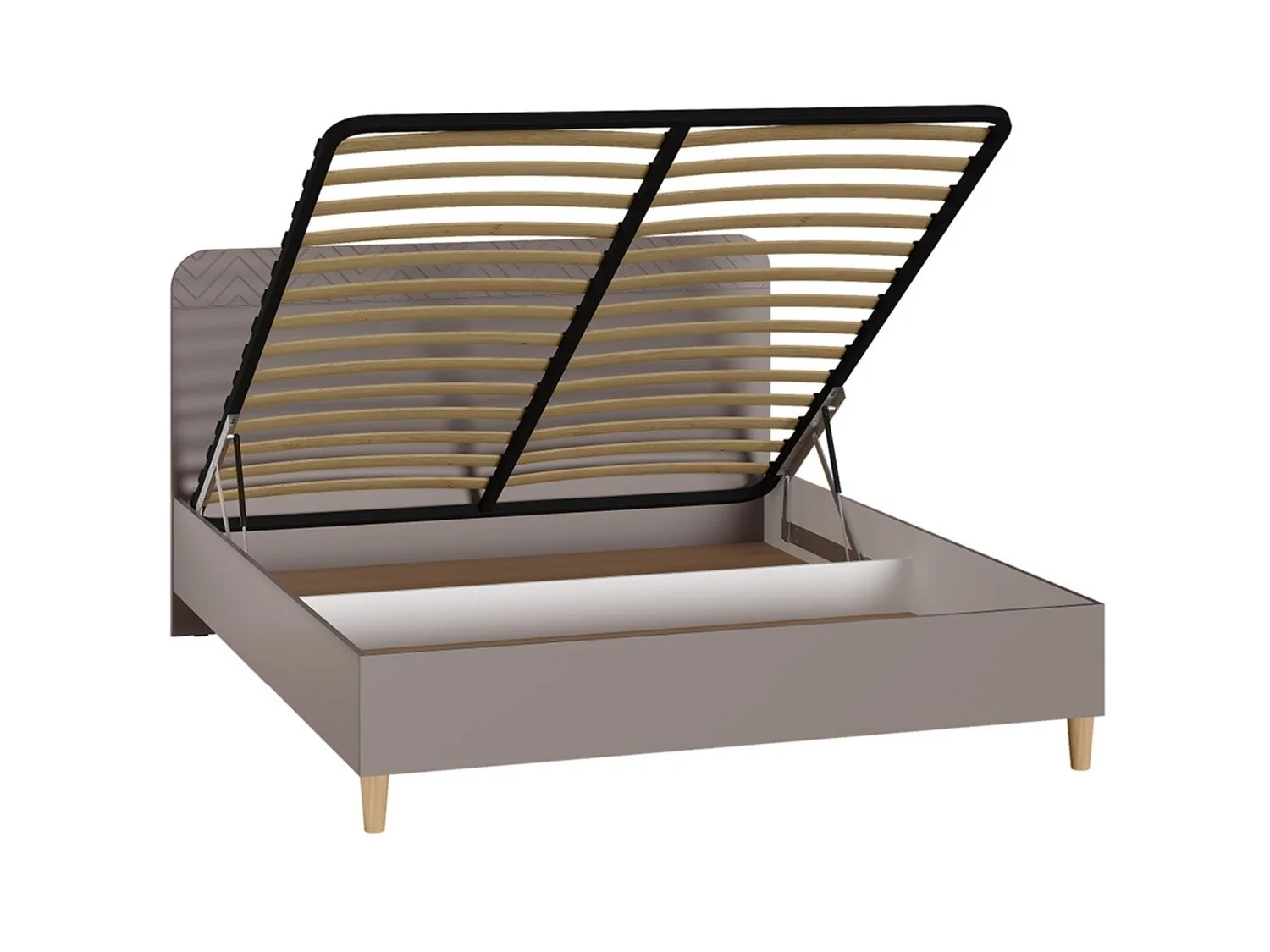 Спальня Амьен  комплект 2 Плэйн/Веллюто Капучино