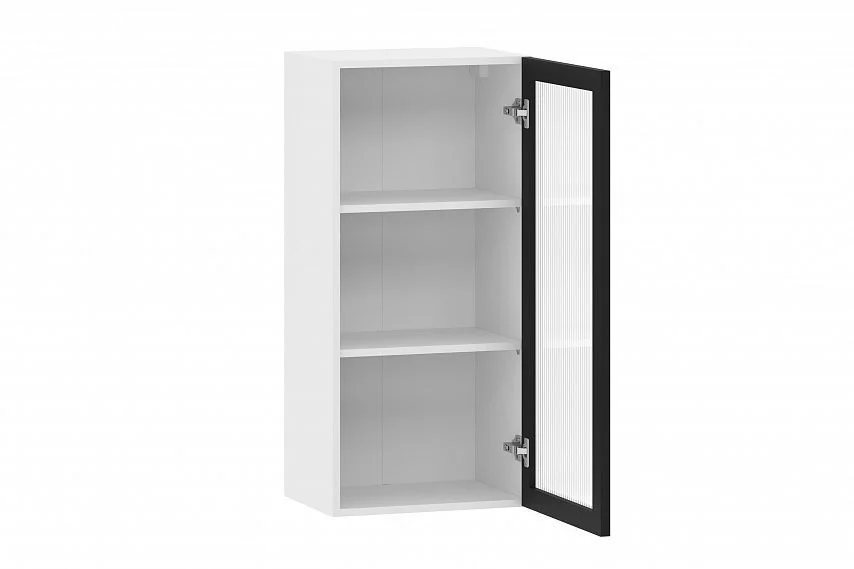 Moru шкаф навесной 100.82.450 / Белый/Черный