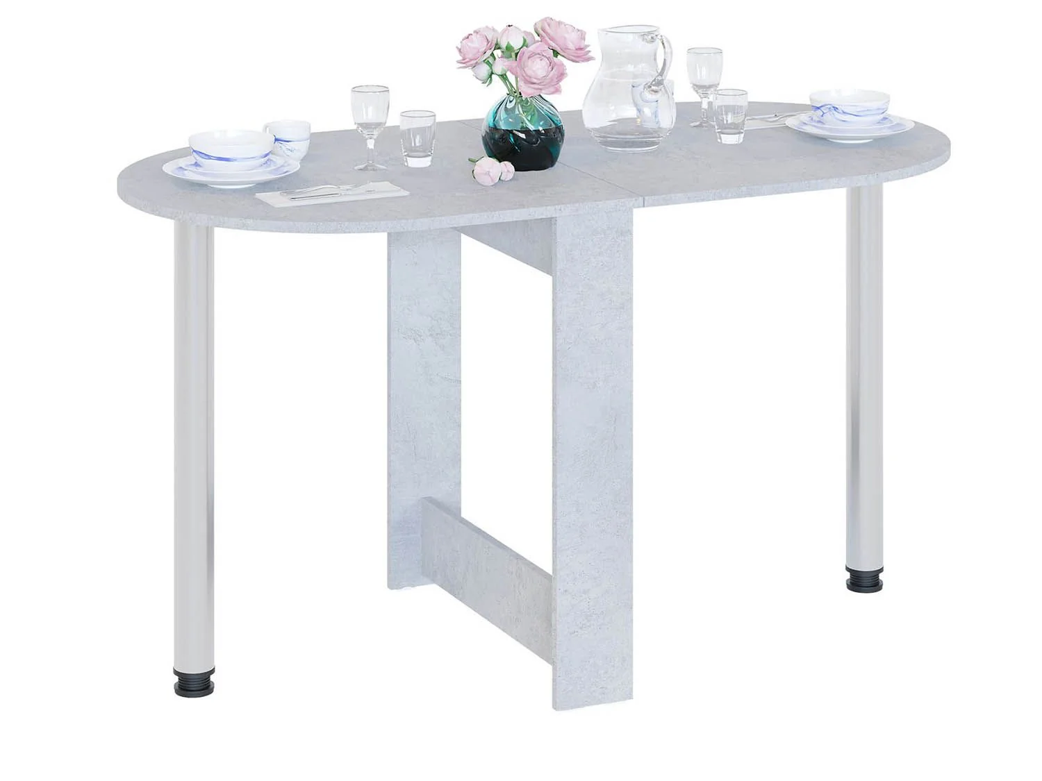 Стол раскладной СП-18 Бетон