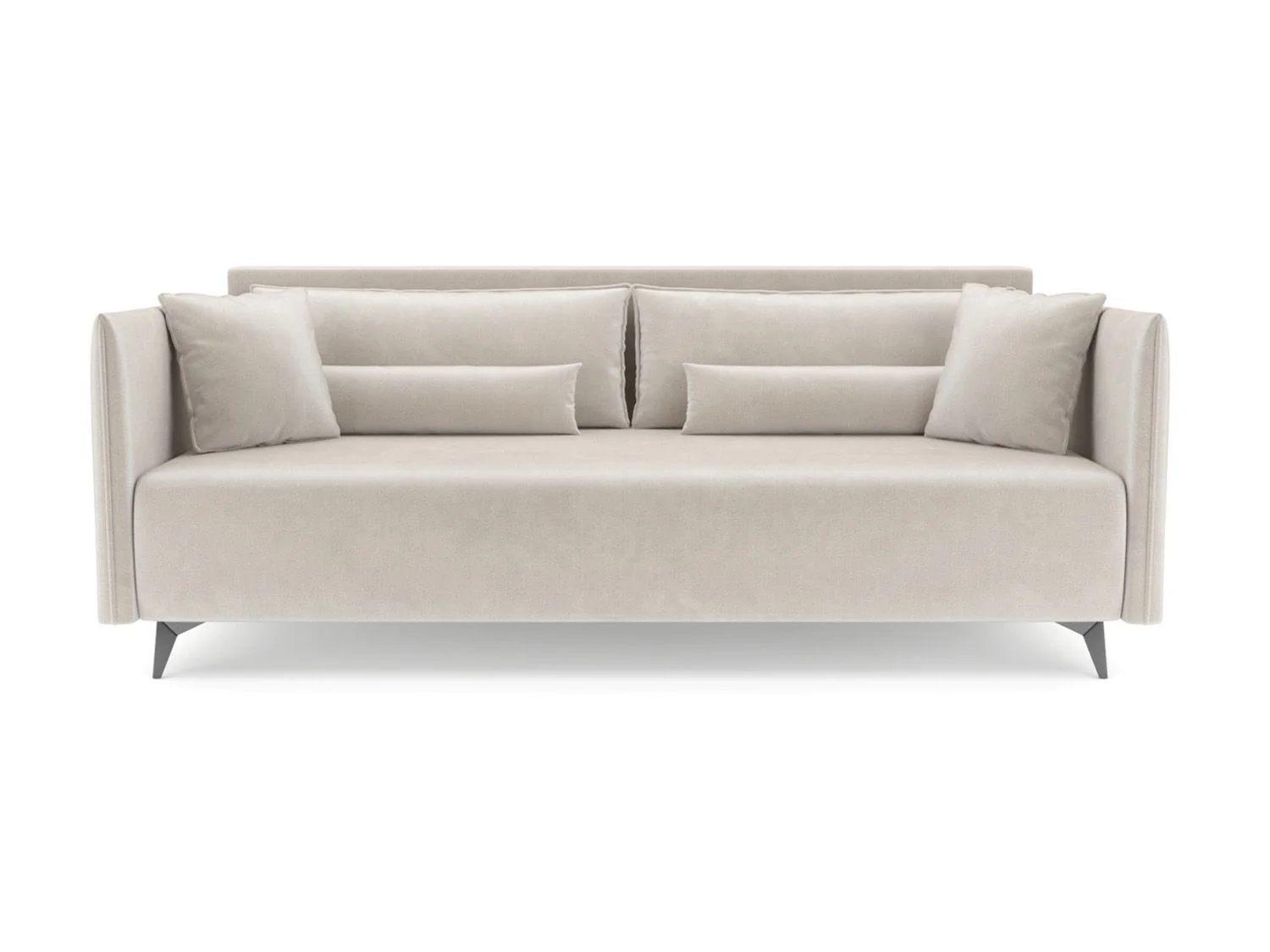 Диван Майами бархат бежевый STAR VELVET 6 LIGHT Beige
