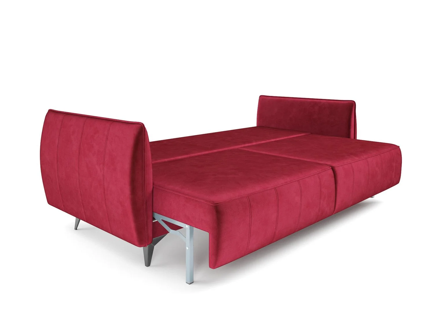 Диван Осло бархат красный/ STAR VELVET 3 DARK RED