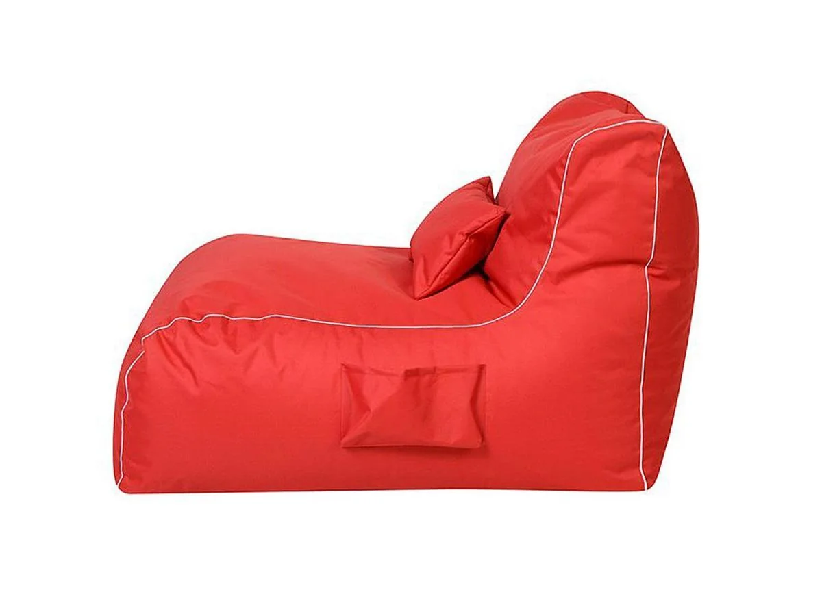 Кресло лежак красное Оксфорд