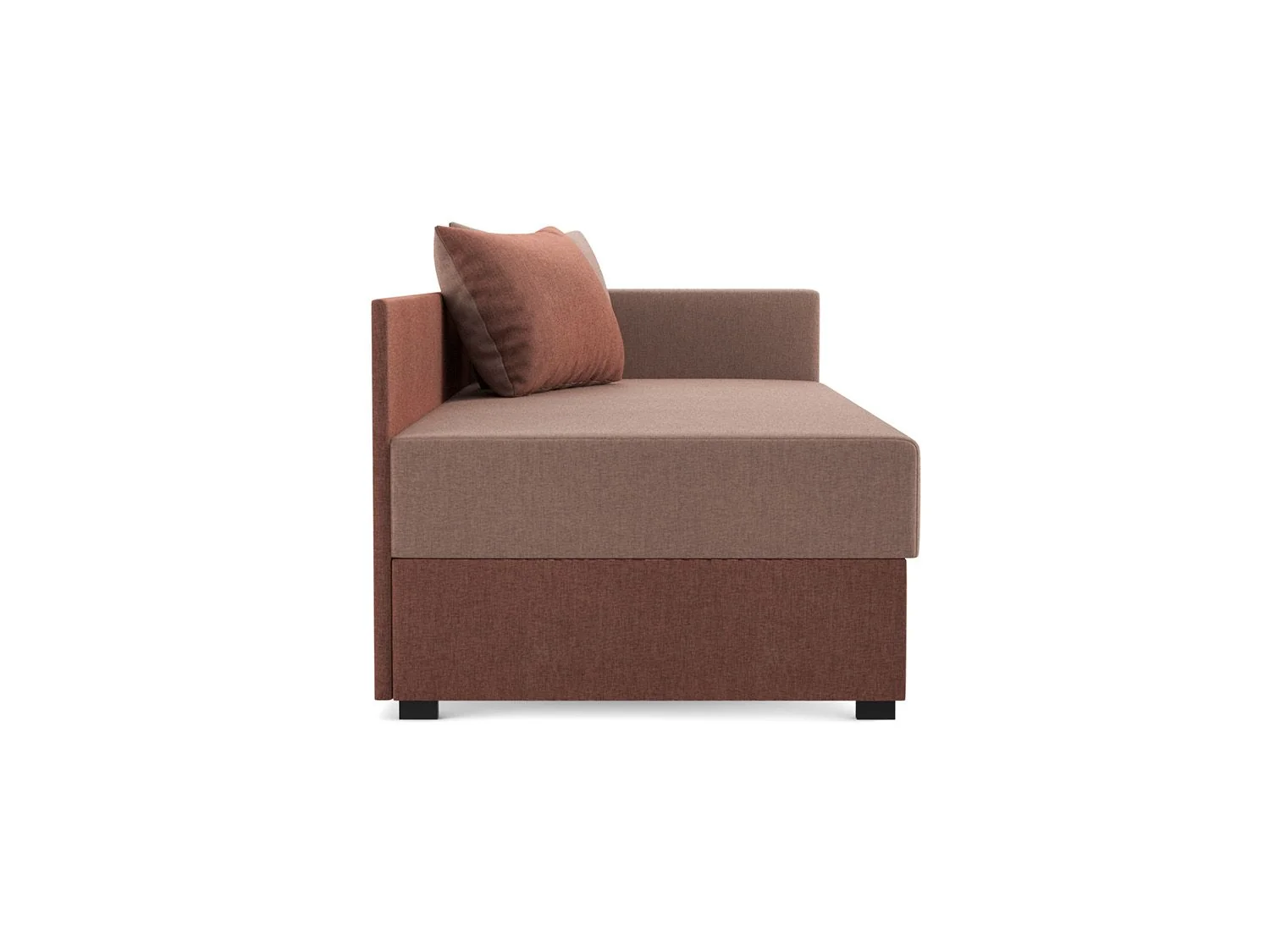 Диван-кровать Мальта М жаккард тесла корица/шоколад