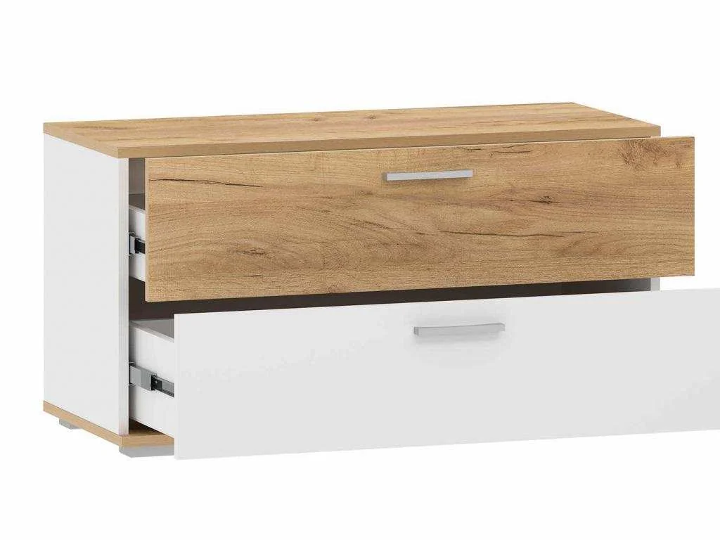 Прихожая Санти-2 Белый/Дуб крафт золотой