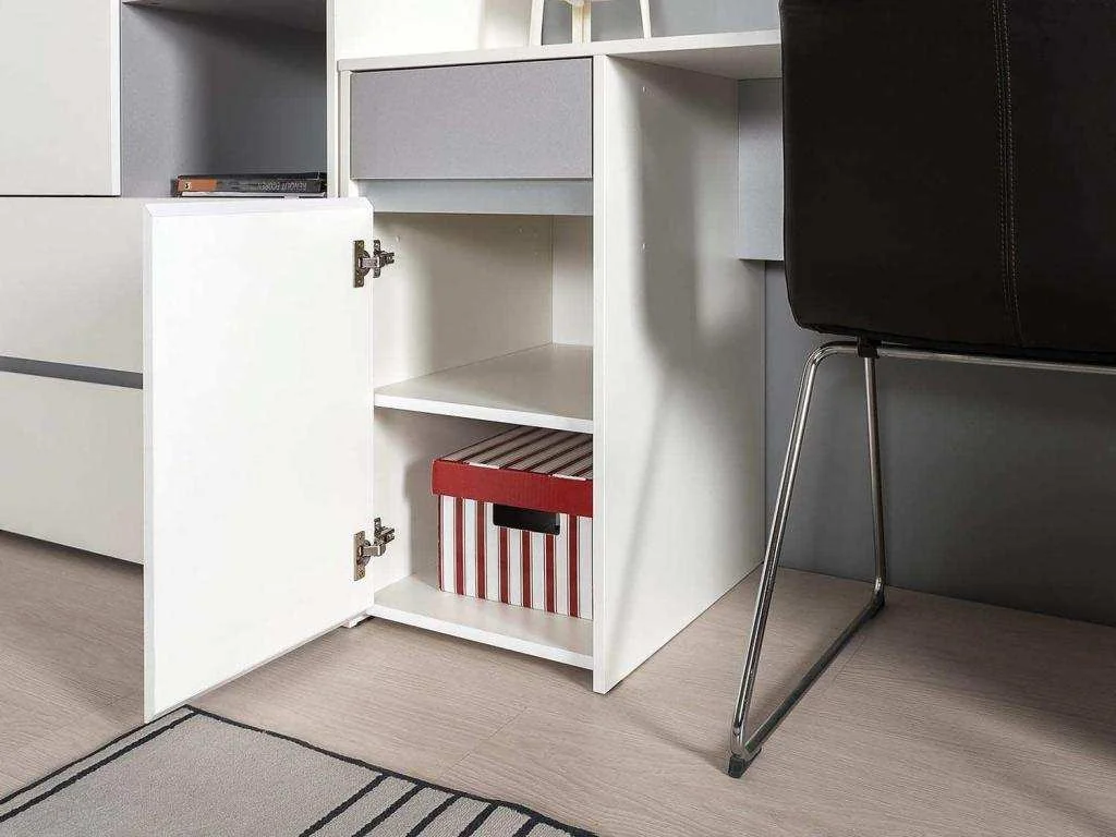 Торонто стол 12.149 Белый/Серый