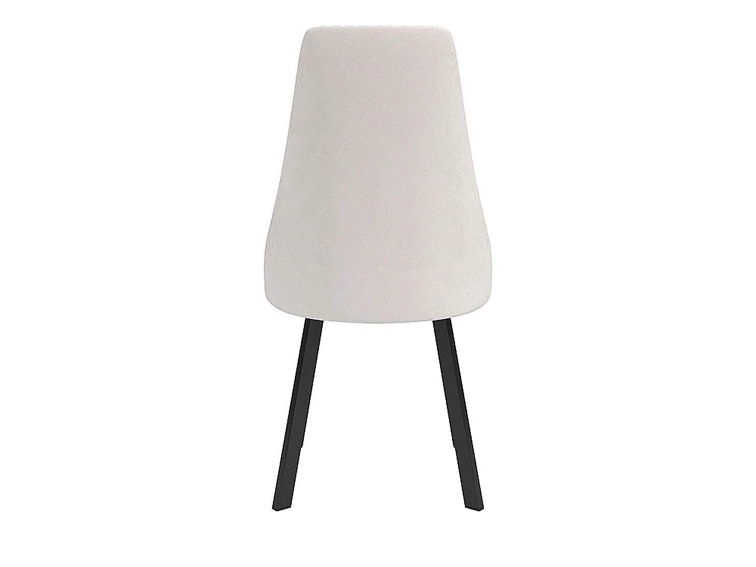 Лион стул велюр тенерифе крем / черный