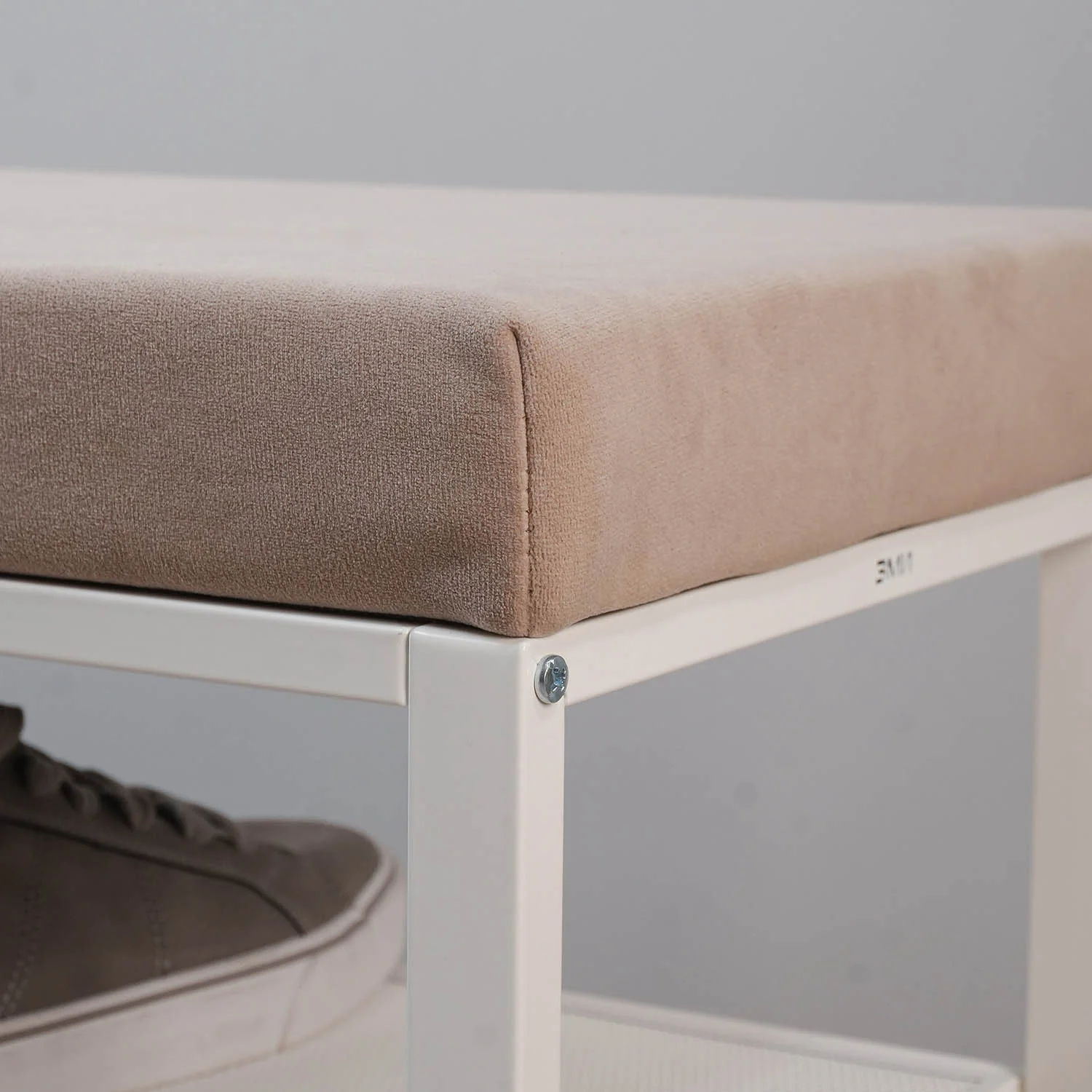 Банкетка Торонто 13S белый / бежевый