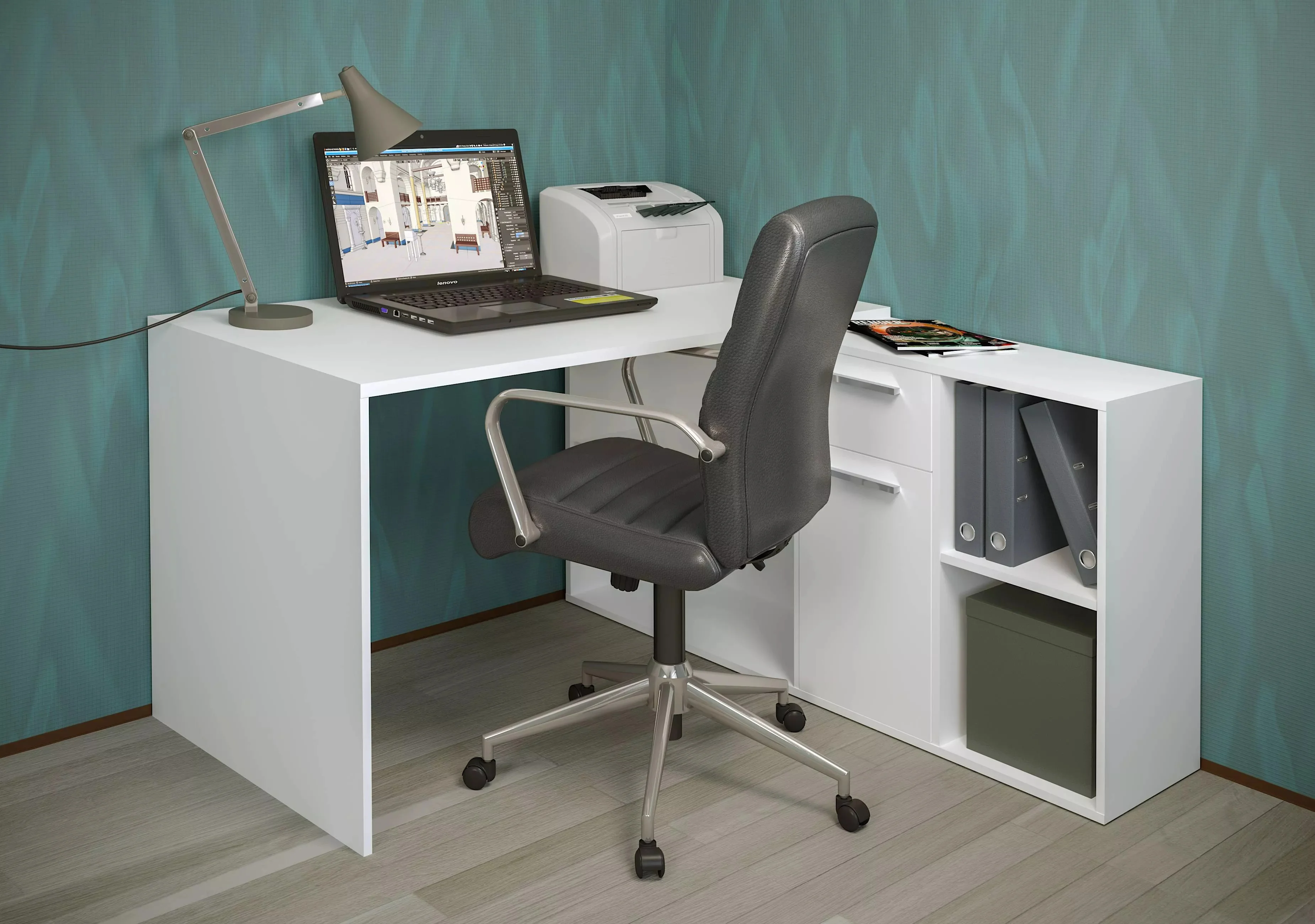 Лайт Стол письменный 03.245 Белый