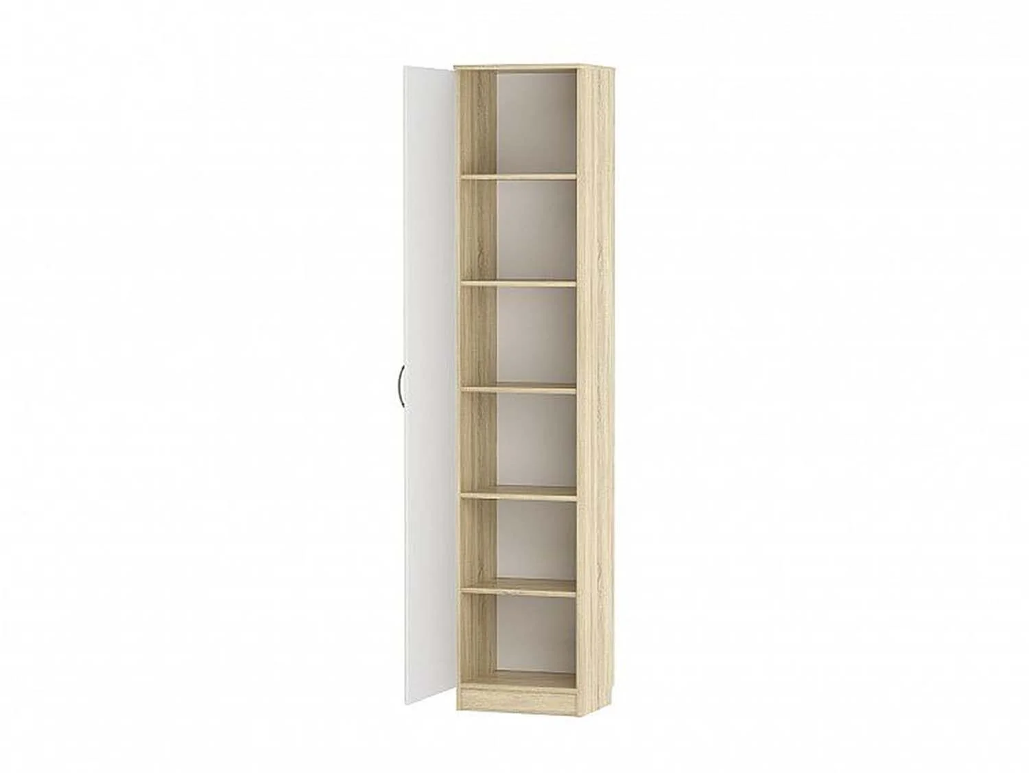 НМ 040.43 ЛВ Шкаф для посуды Оливия Дуб Сонома/белое дерево