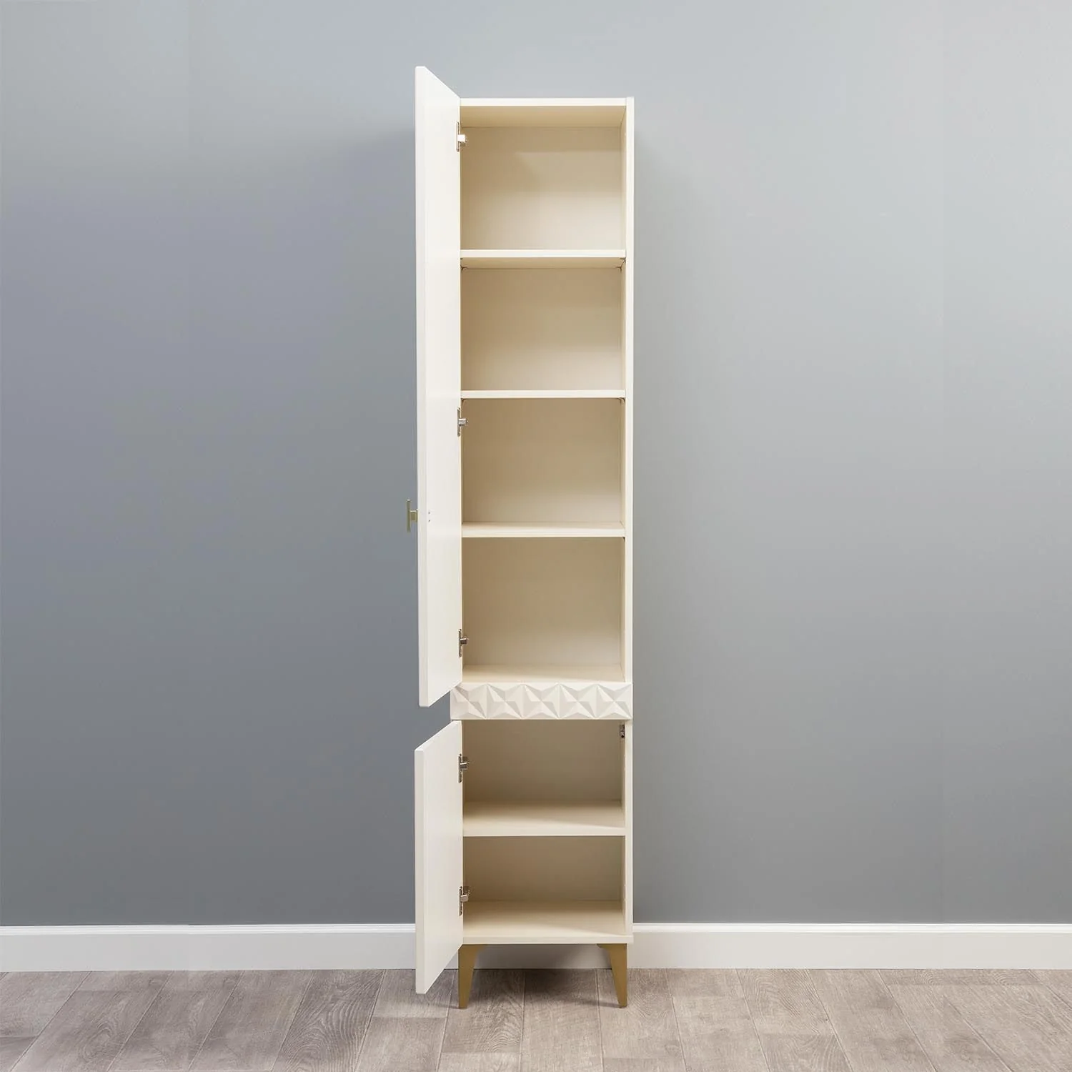 Марион шкаф-пенал 16.333.01 Слоновая кость