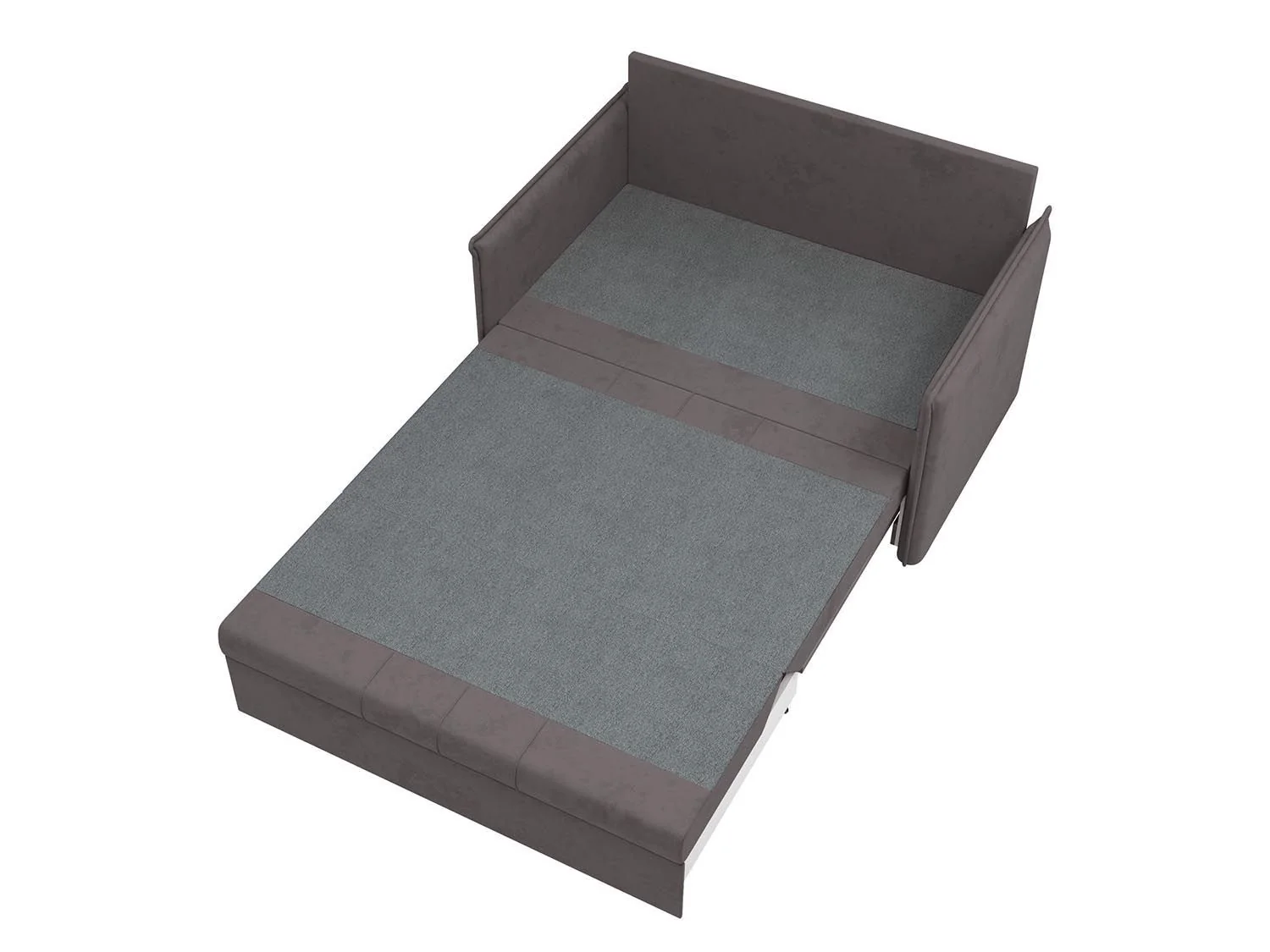 Дэнди диван-кровать 2 думки / велюр Fresh эспрессо / крем