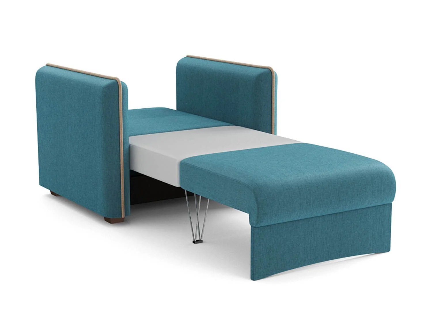 Кресло-кровать Авалон жаккард тесла деним/крем