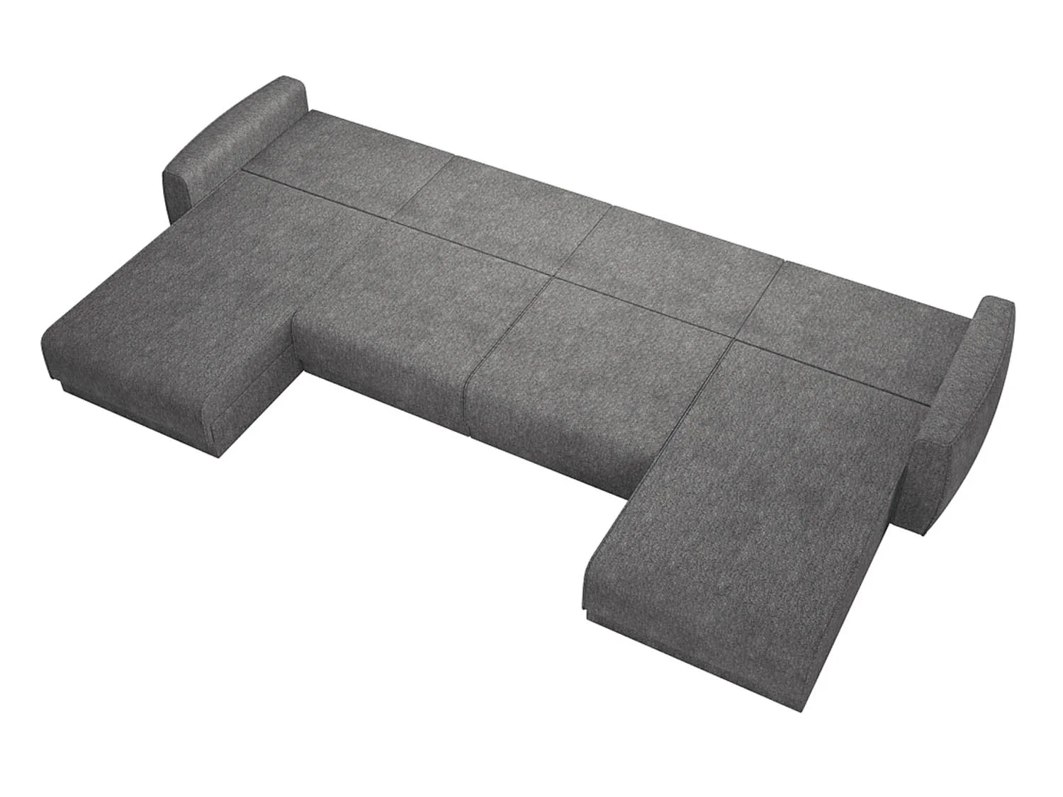 Женева 2S2O2P диван-кровать угловой еврокнижка / Стоун