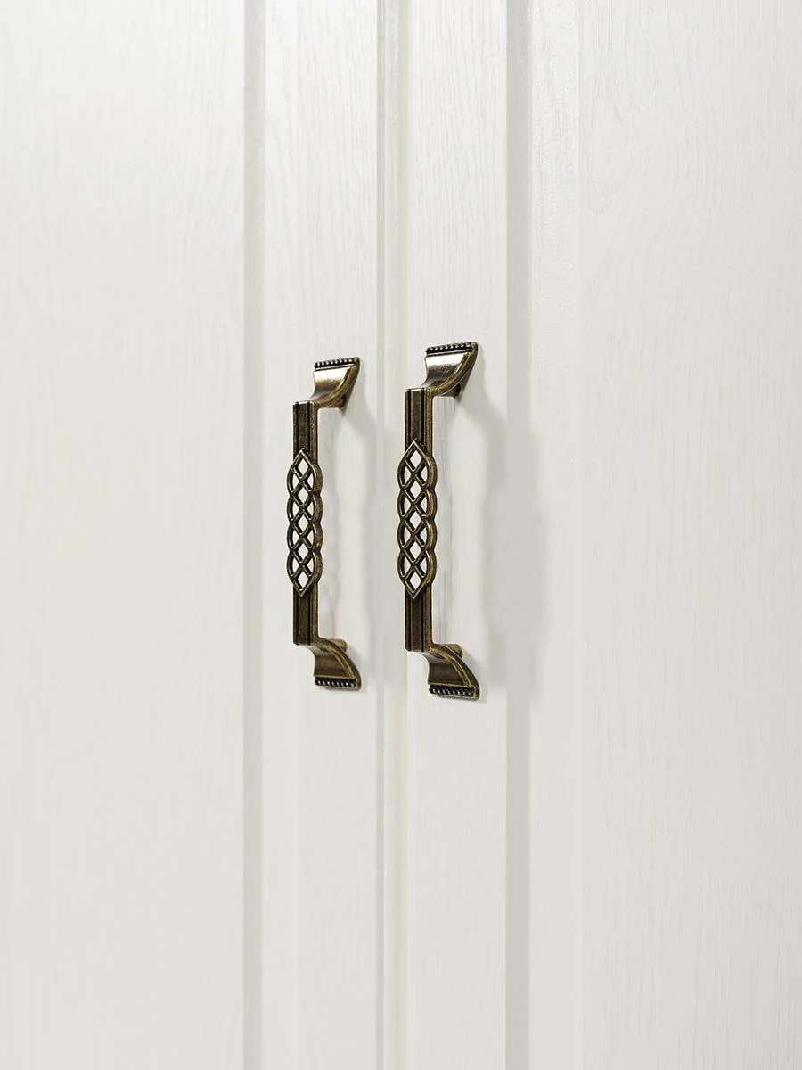 Ливерпуль Шкаф для одежды 13.124.02 Белый/Ясень ваниль