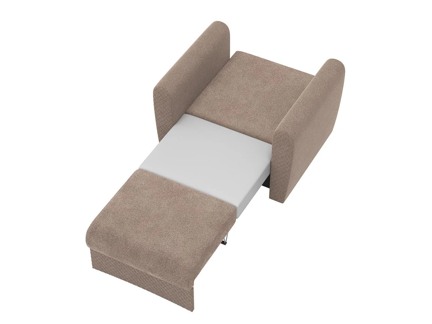 Эдвин А кресло-кровать / велюр джоя 014 кофе