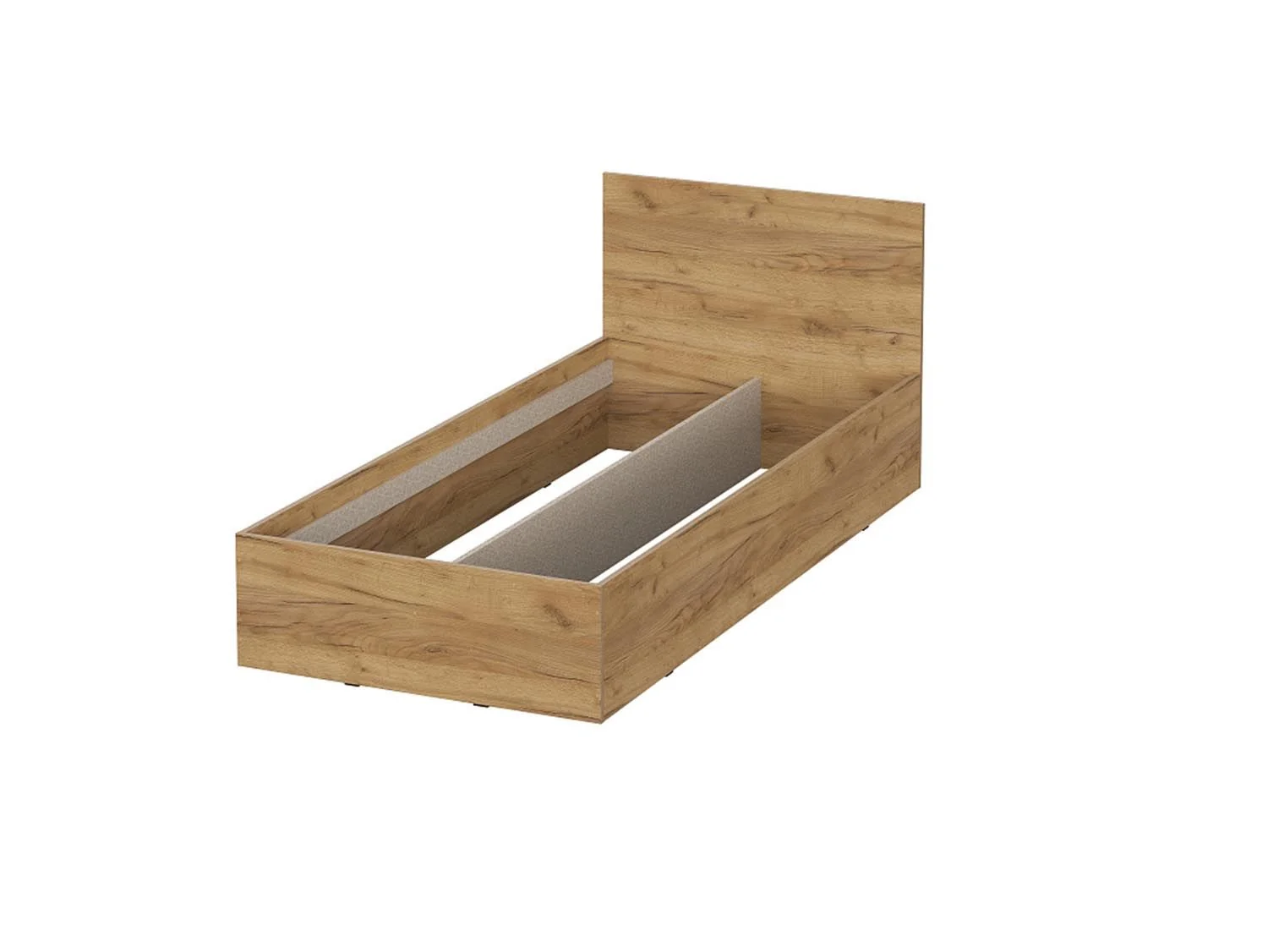 МСП 1 Кровать двойная универсальная 0,9 настил ДСП / Дуб Золотой