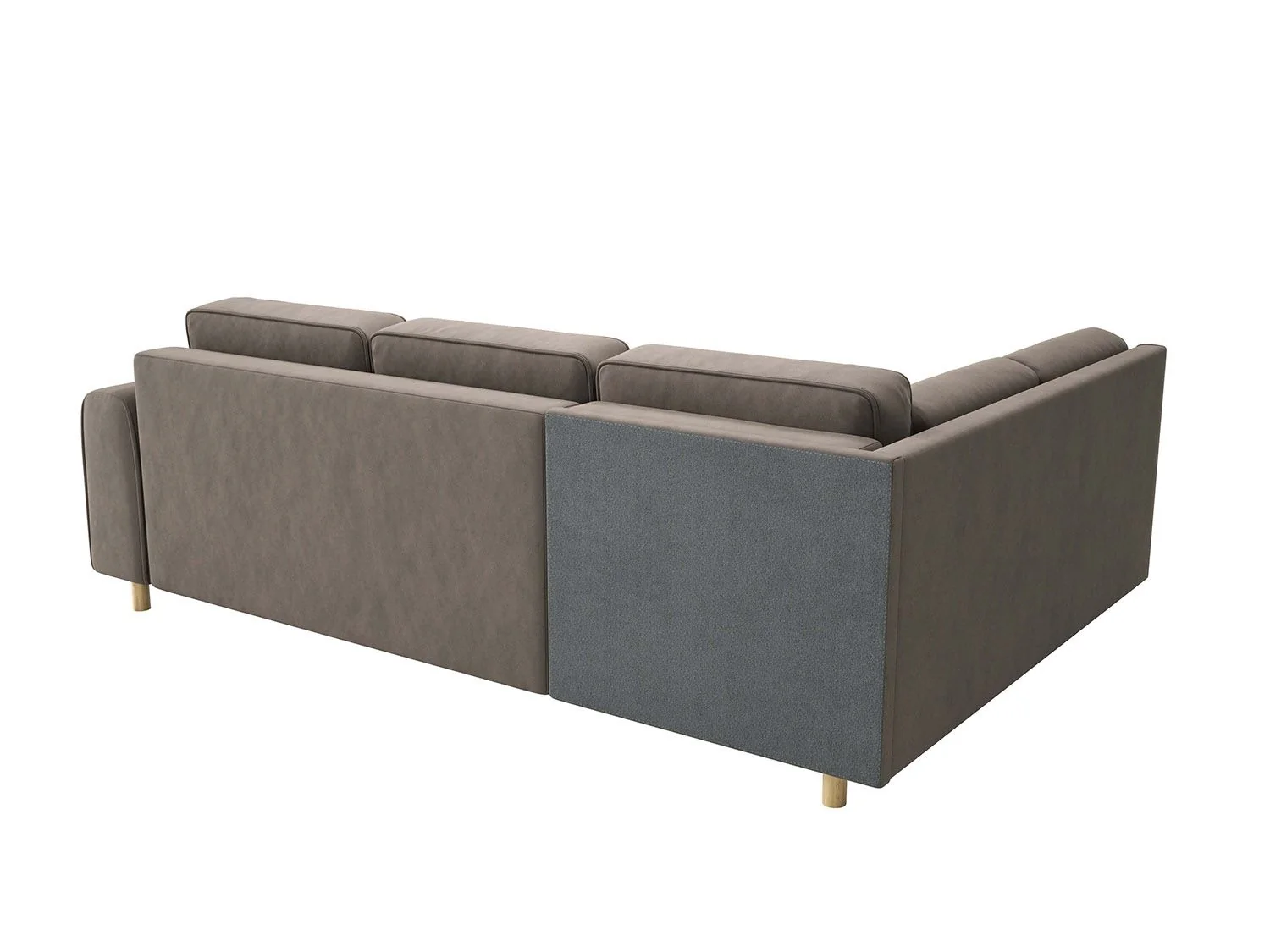 Диван-кровать угловой Шелдон / букле Лайк кофейный 230