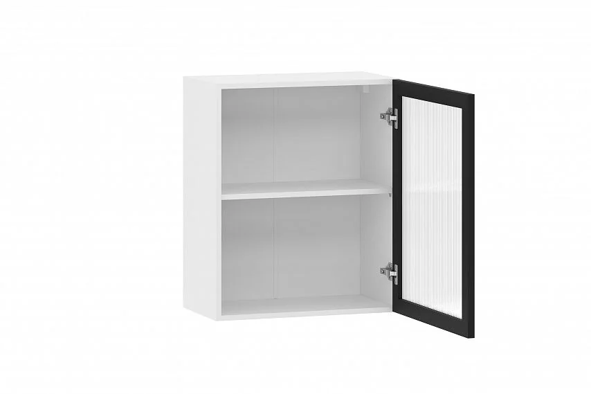 Moru шкаф навесной 100.80.600 / Белый/Черный