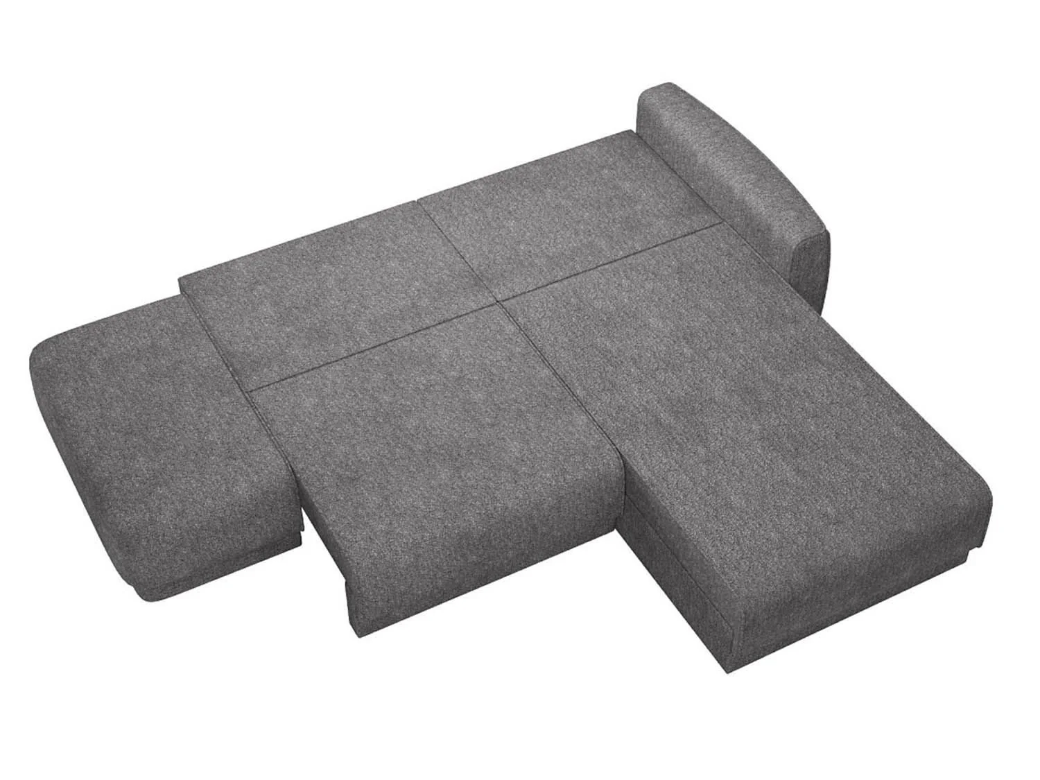 Женева SOPF ЛЕВЫЙ диван-кровать угловой еврокнижка / Стоун