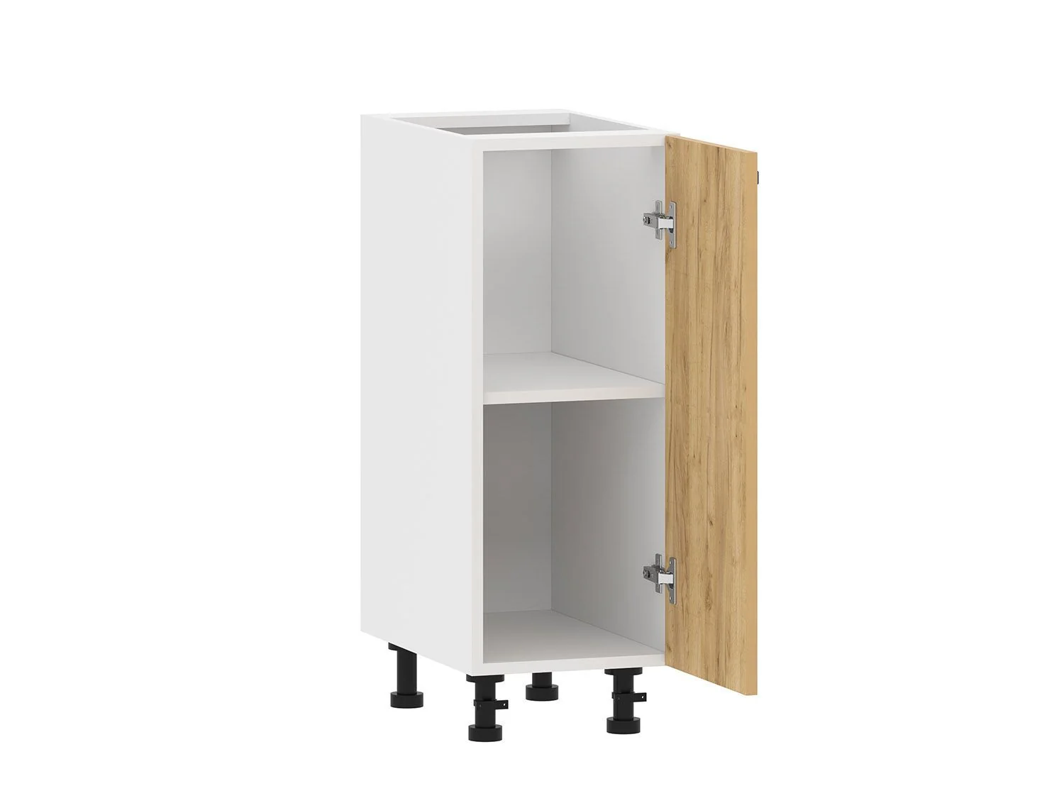 Борги 100.01 тумба кухонная (300) Белый / Дуб Крафт золотой