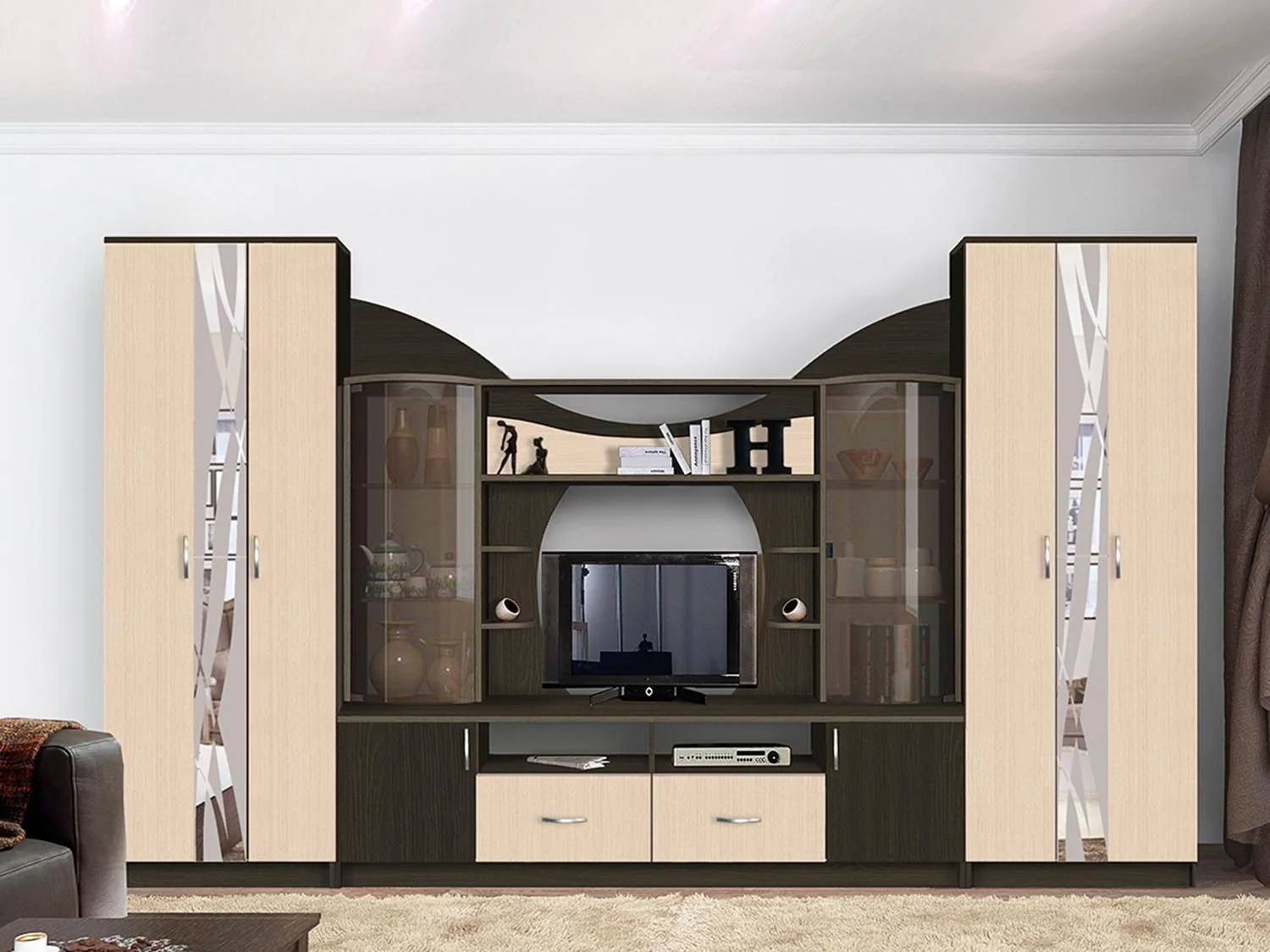 Аллегро 5 гостиная / Венге/дуб Белфорд