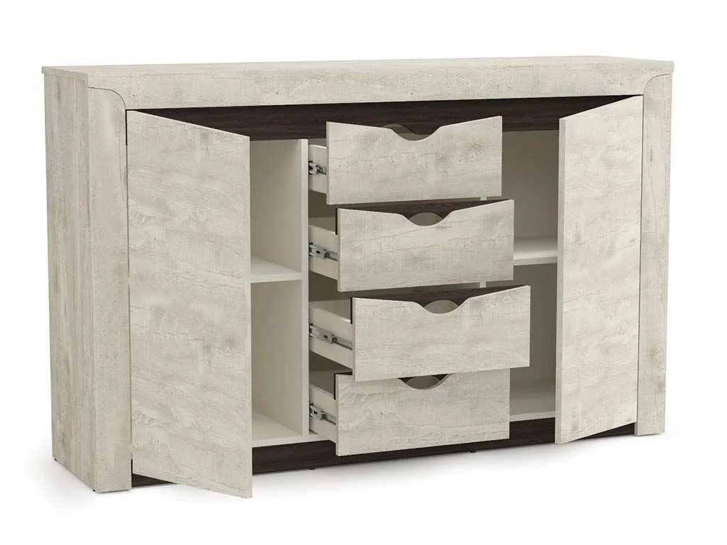 33.19 Лючия тумба бетон пайн белый/венге