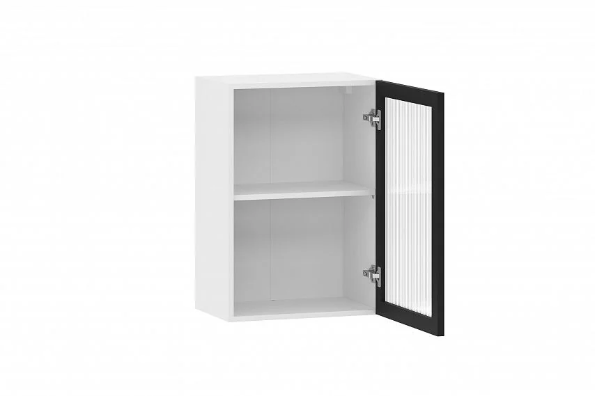 Moru шкаф навесной 100.80.500 / Белый/Черный