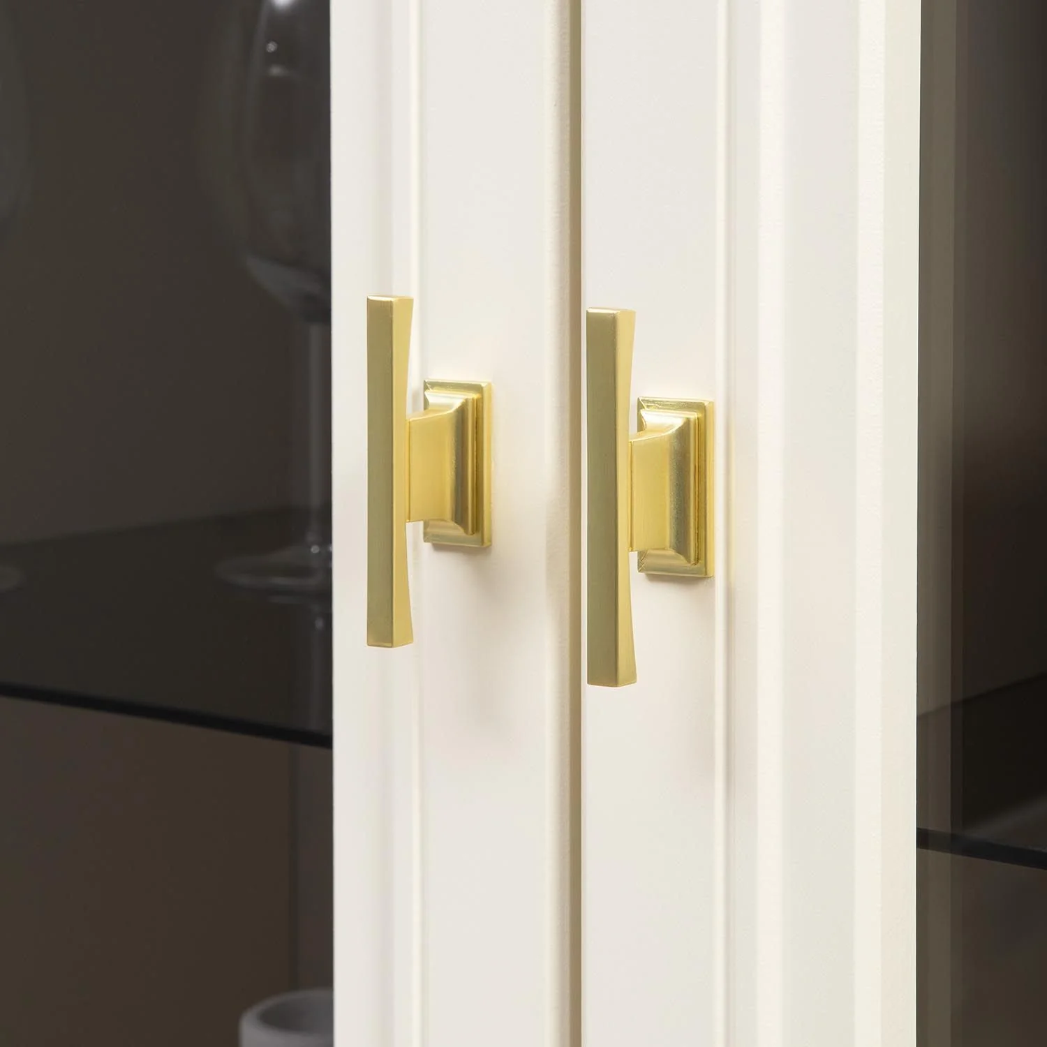 Марион шкаф-витрина 16.397.02 Слоновая кость