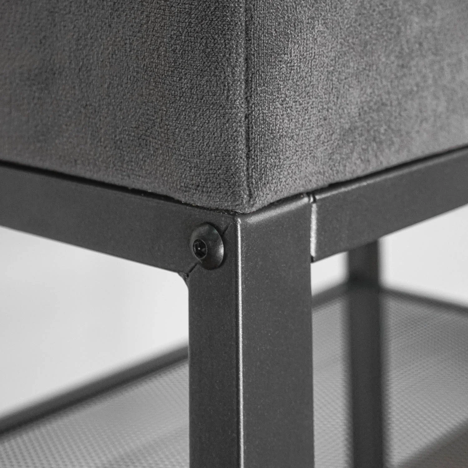 Банкетка Торонто 23S графит / серый