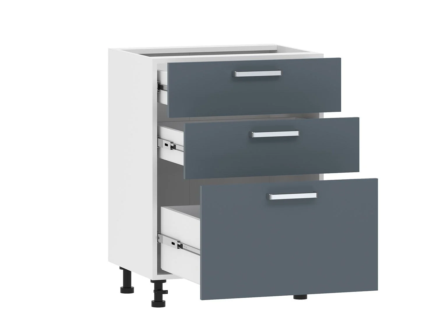 Кухня Борги комплект 5 Белый / Маренго