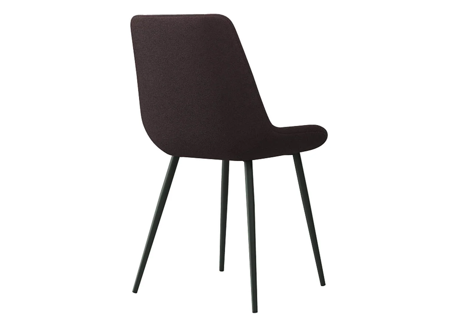 Николь стул велюр барни шоколад / черный