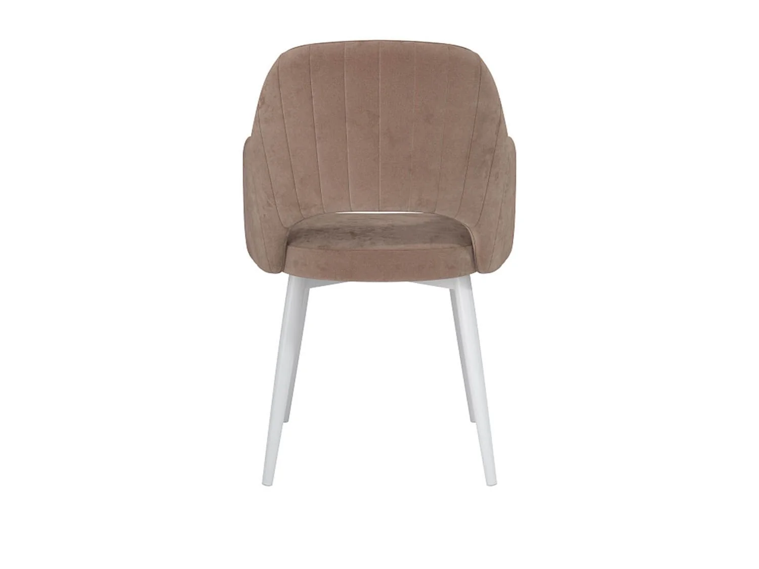 Берта Т стул велюр тенерифе хумус / белый